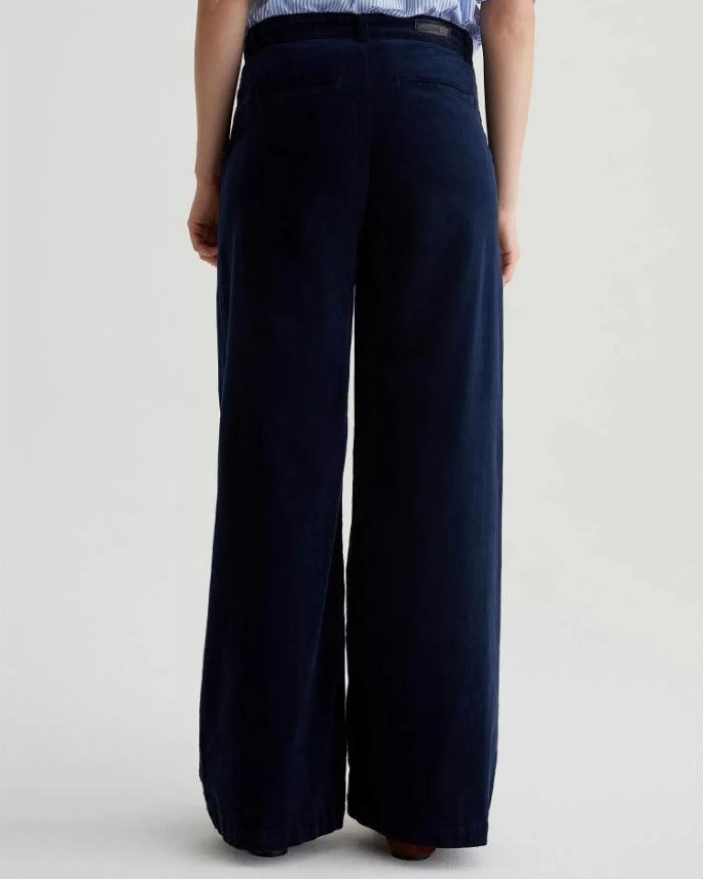 Adriano Goldschmied Jeans Stella Wide Leg Corduroy Palazzo Pant DEEPTRENCHESNAVY Shop