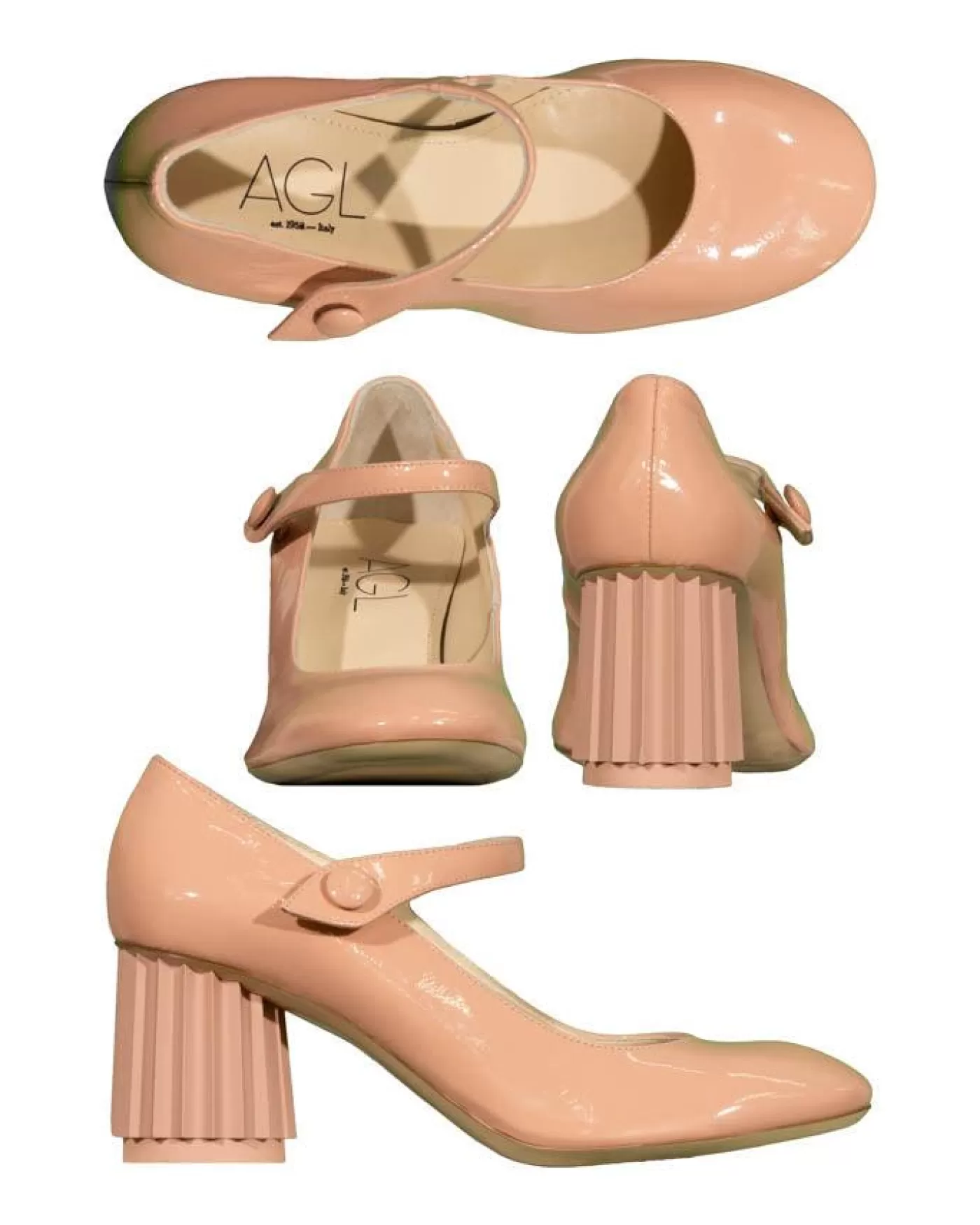 AGL Dorica M Mary Jane J Ankle Strap Pump PECHE-PECHE Fashion