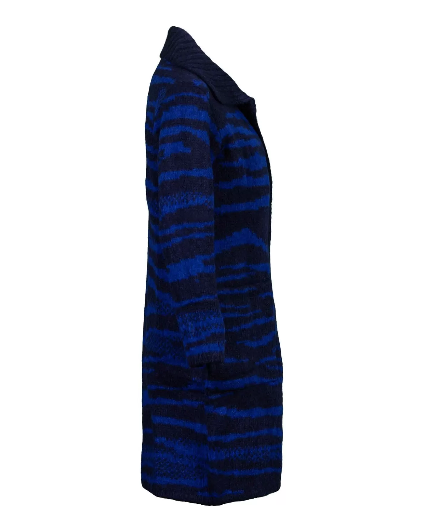 Luisa Cerano Animal Print Long Cardigan ULTRAMARINE Online