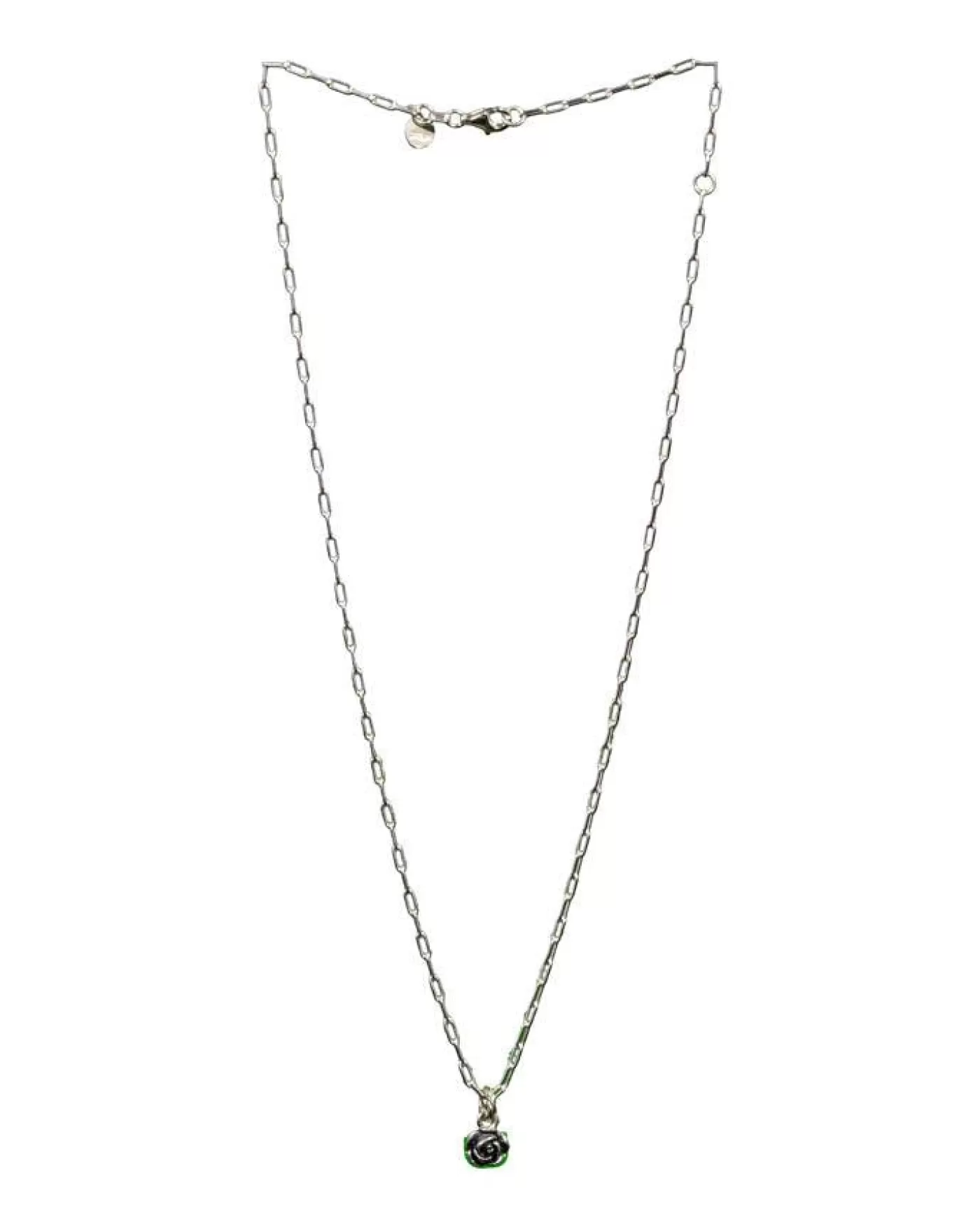 Bloodline Design Single Rose Necklace SterlingSilver Sale