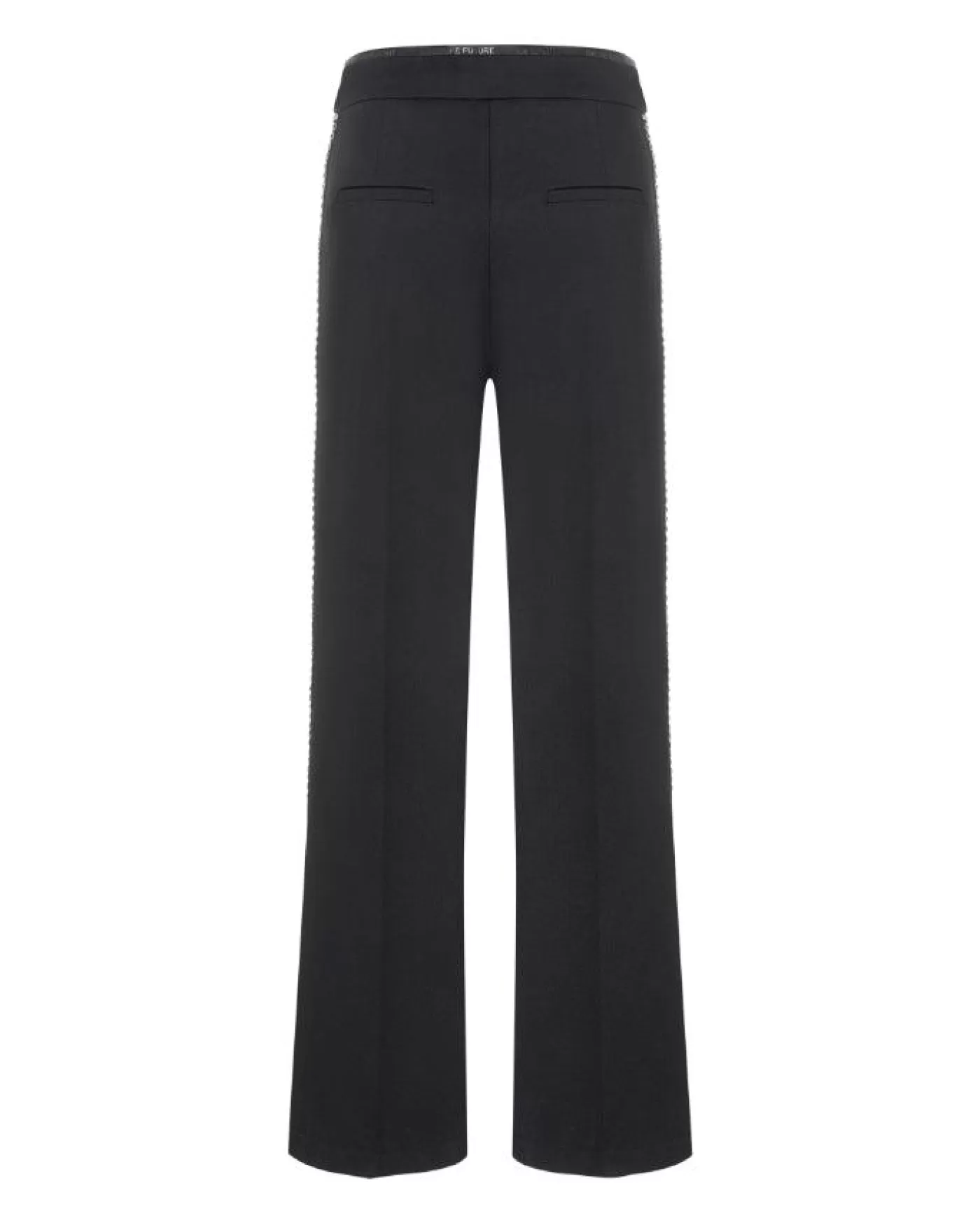 Cambio Ava Side Stud Sequin Stripe Pant 099-BLACK Outlet