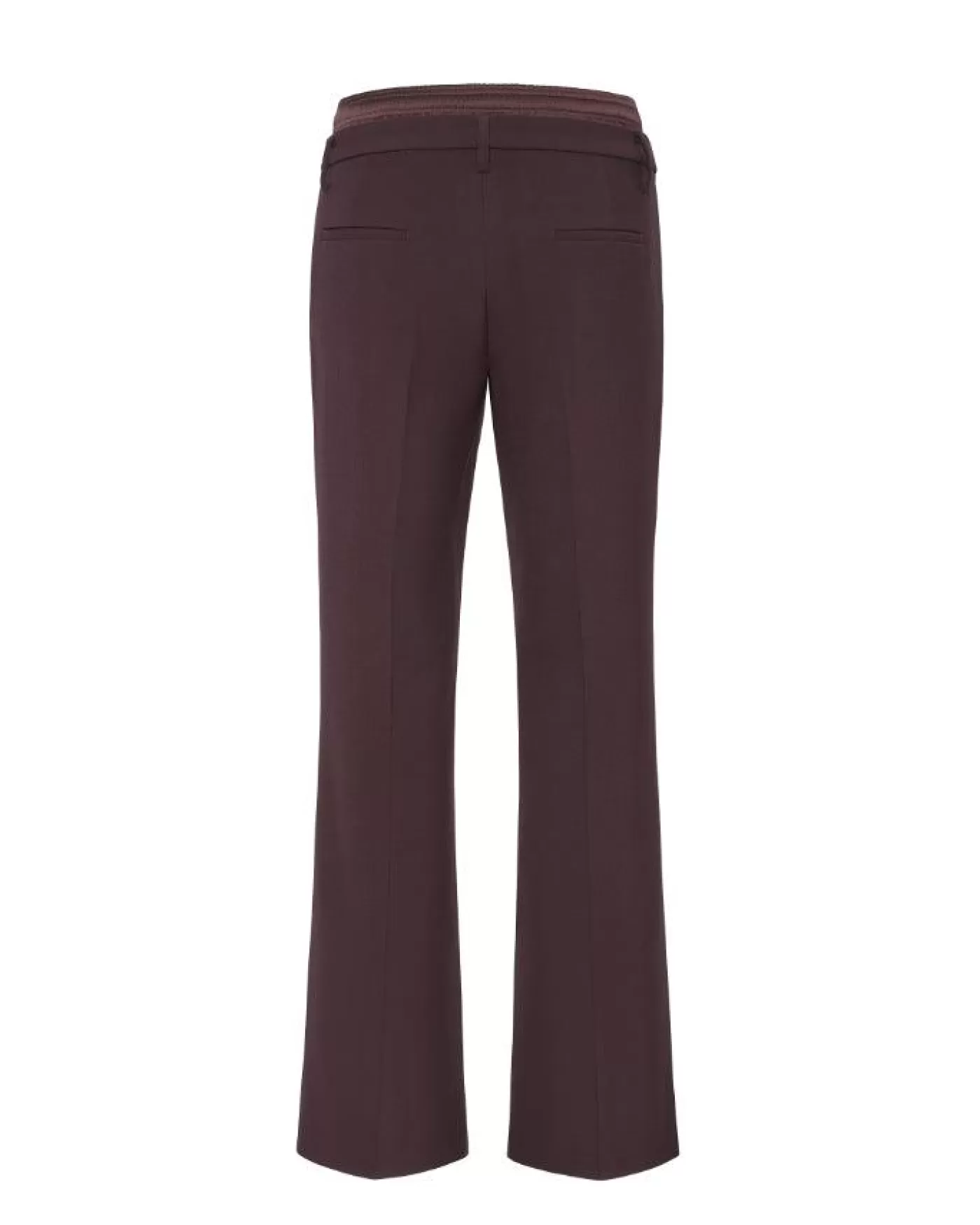 Cambio Fawn Double Waist Pant DEEPBURGUNDY Best Sale