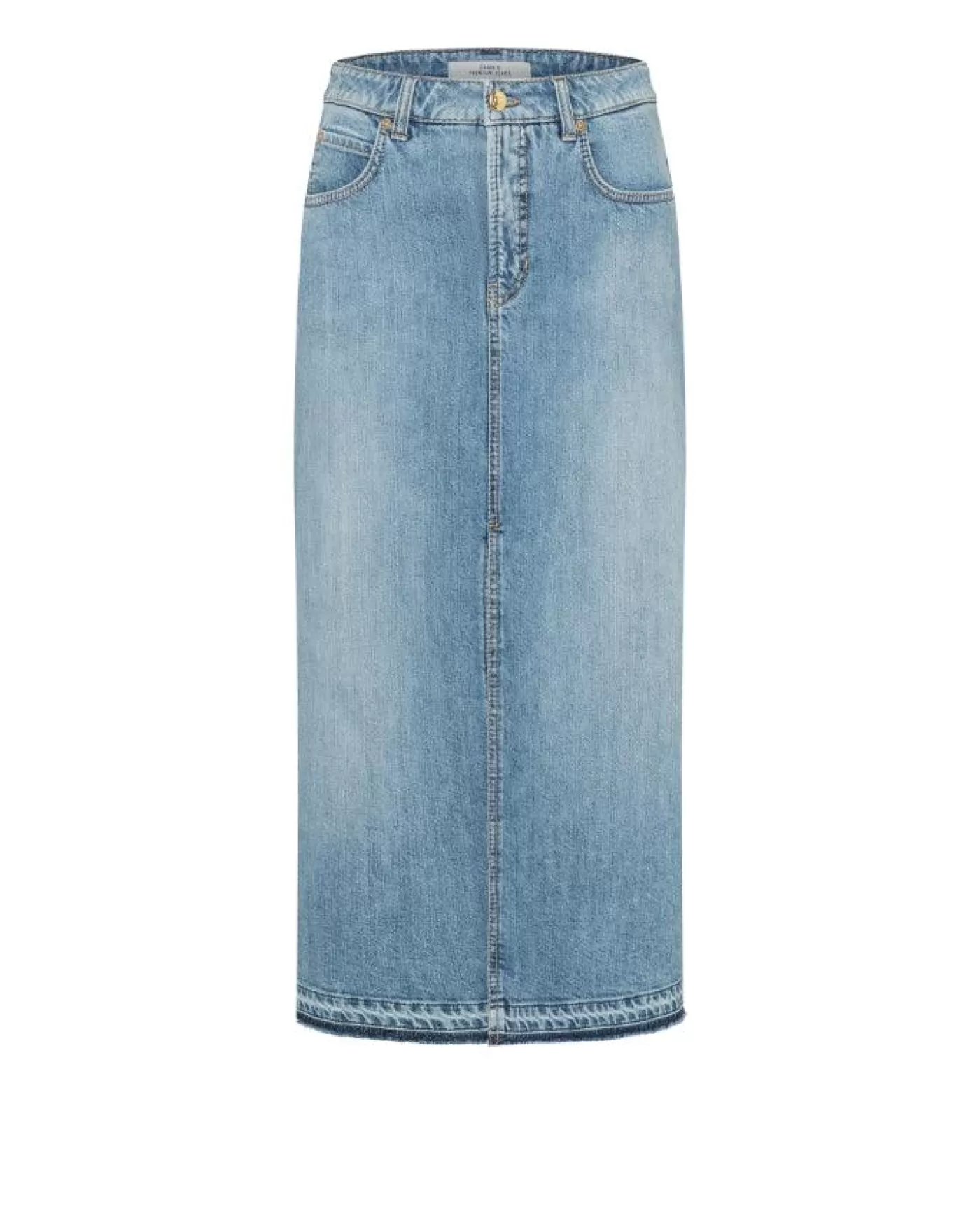 Cambio Hailey Denim Midi Skirt SALTEDUSED Store