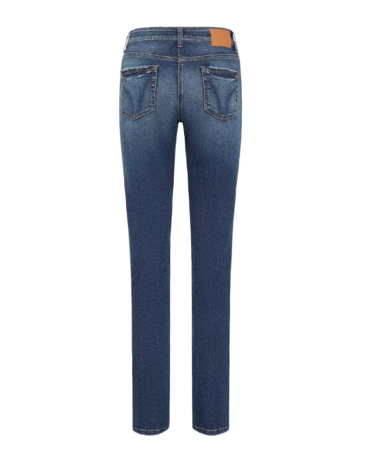 Cambio Parla Denim Straight Leg Jeans DARKCONTRASTUSED Clearance