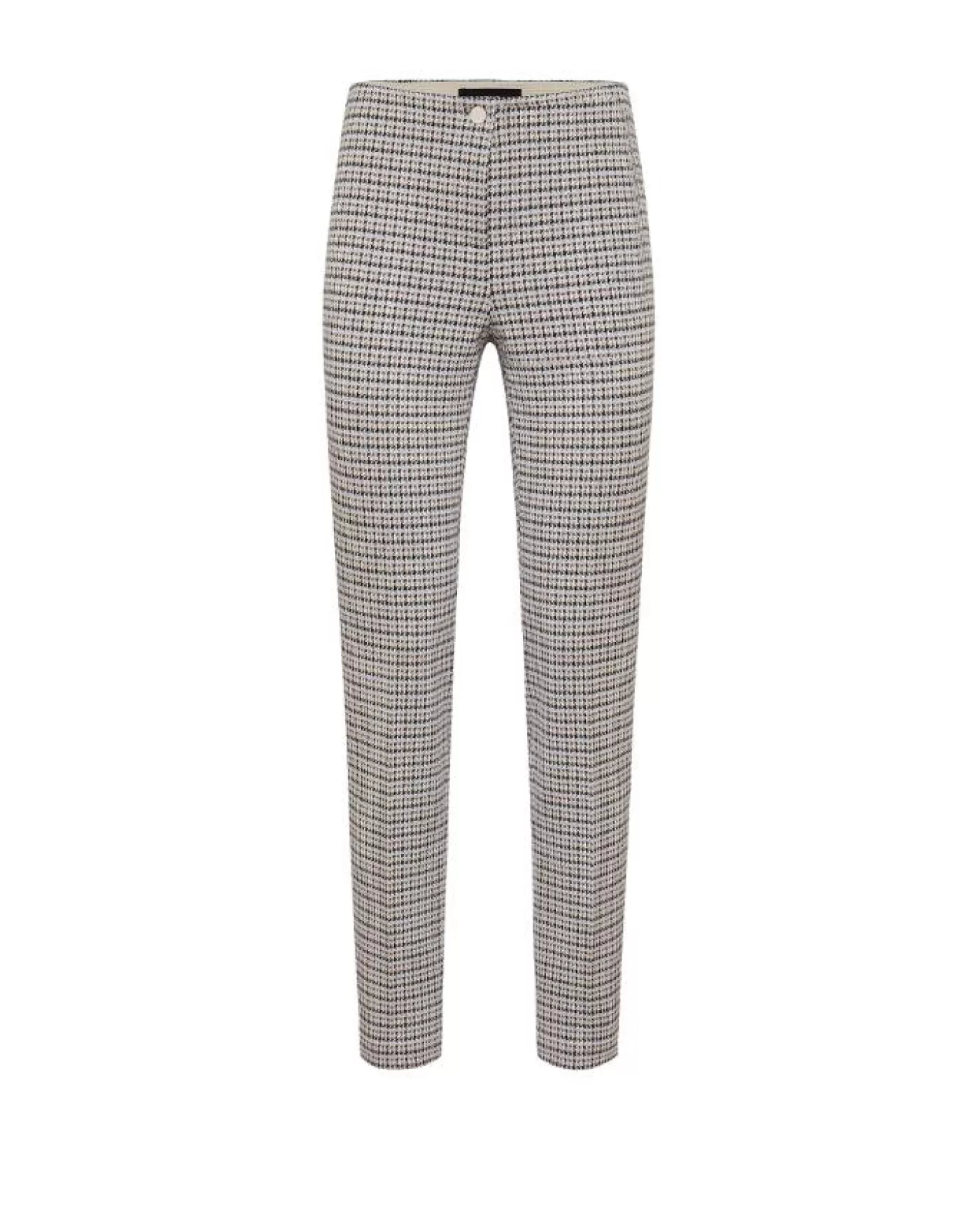 Cambio Ros Micro Check Ankle Pant 865-COLOURFULMICROCHECK Cheap