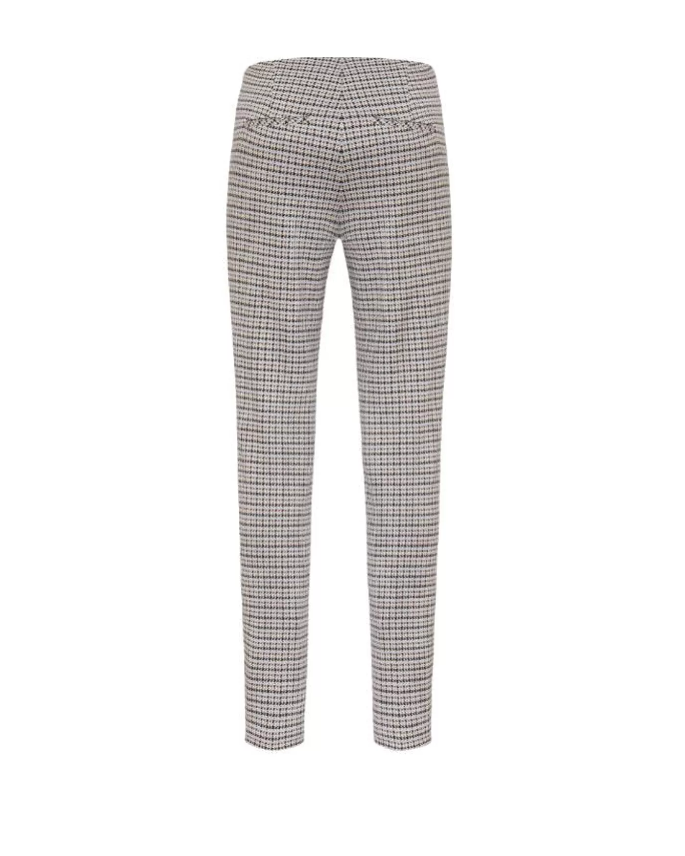 Cambio Ros Micro Check Ankle Pant 865-COLOURFULMICROCHECK Cheap