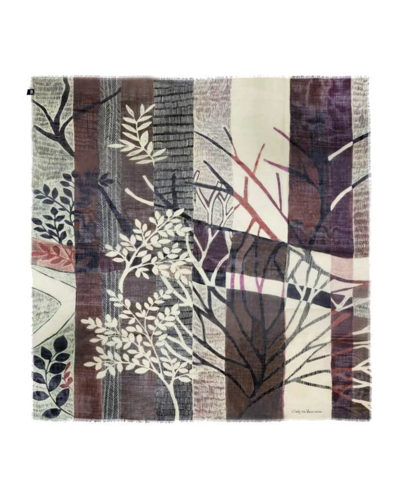 Cinzia Rocca Abstract Nature Scarf Online