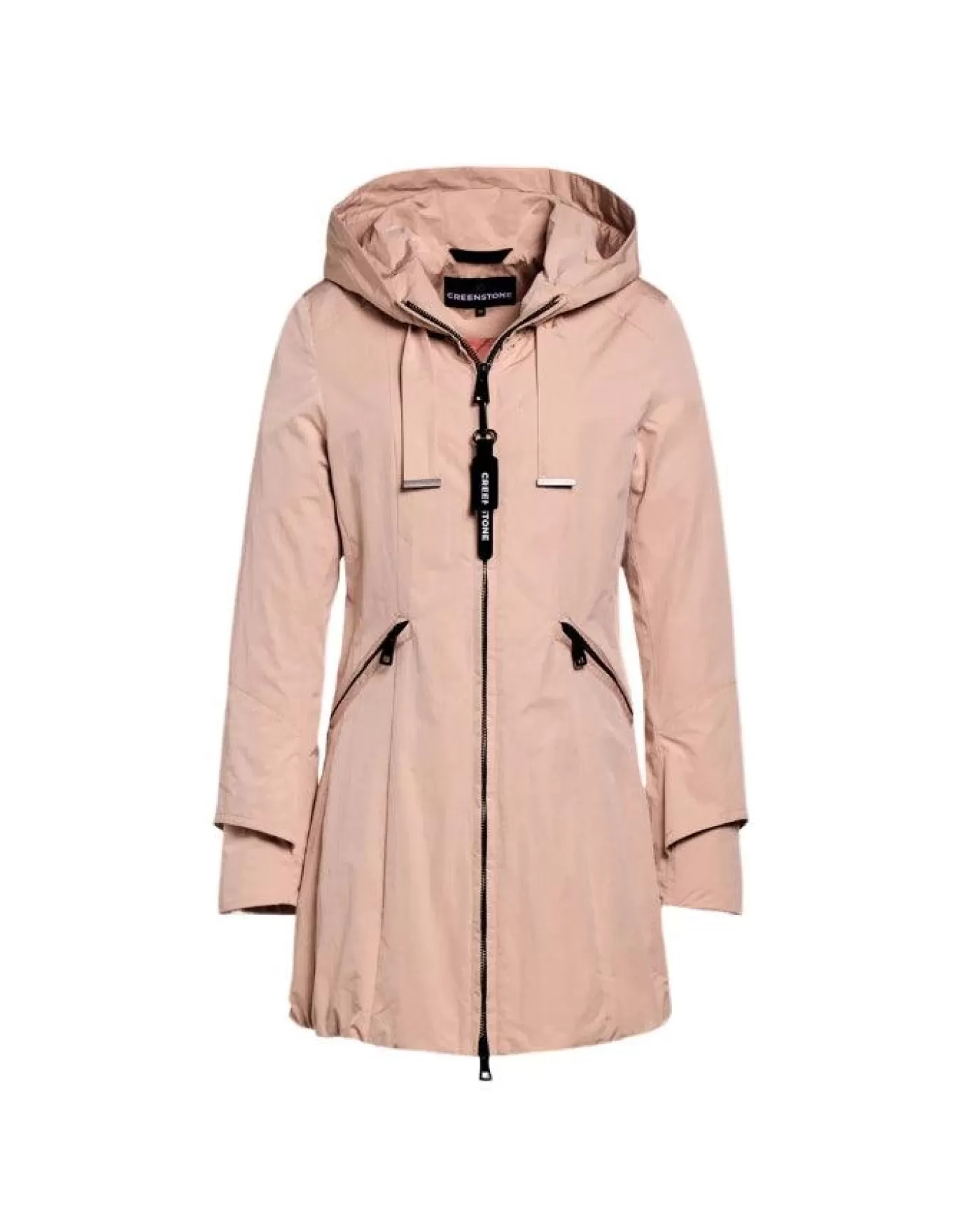 Creenstone Halina Hooded Panel Coat BLUSH Store