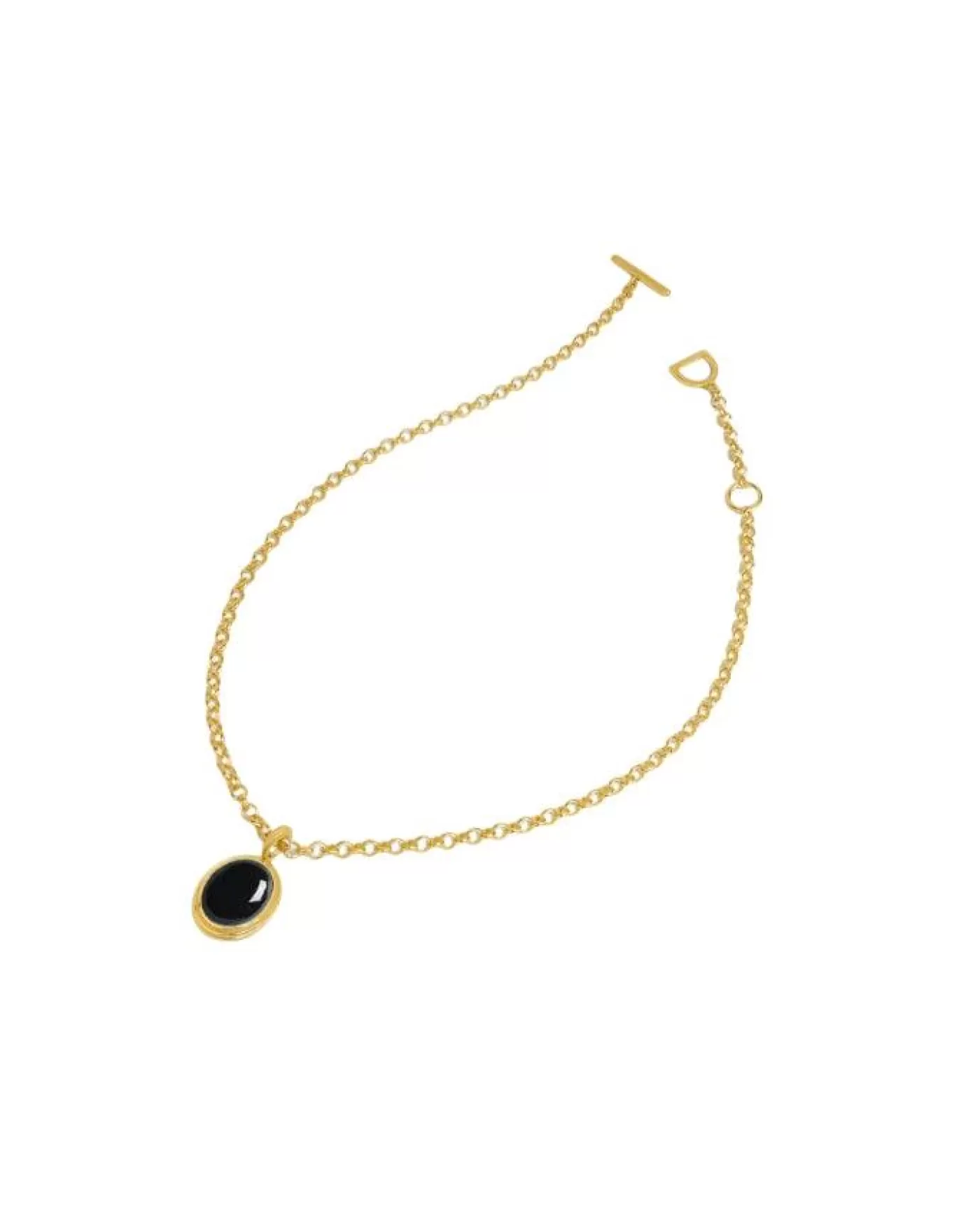 Dean Davidson Forme Gemstone Statement Necklace Gold/BlackOnyx Online