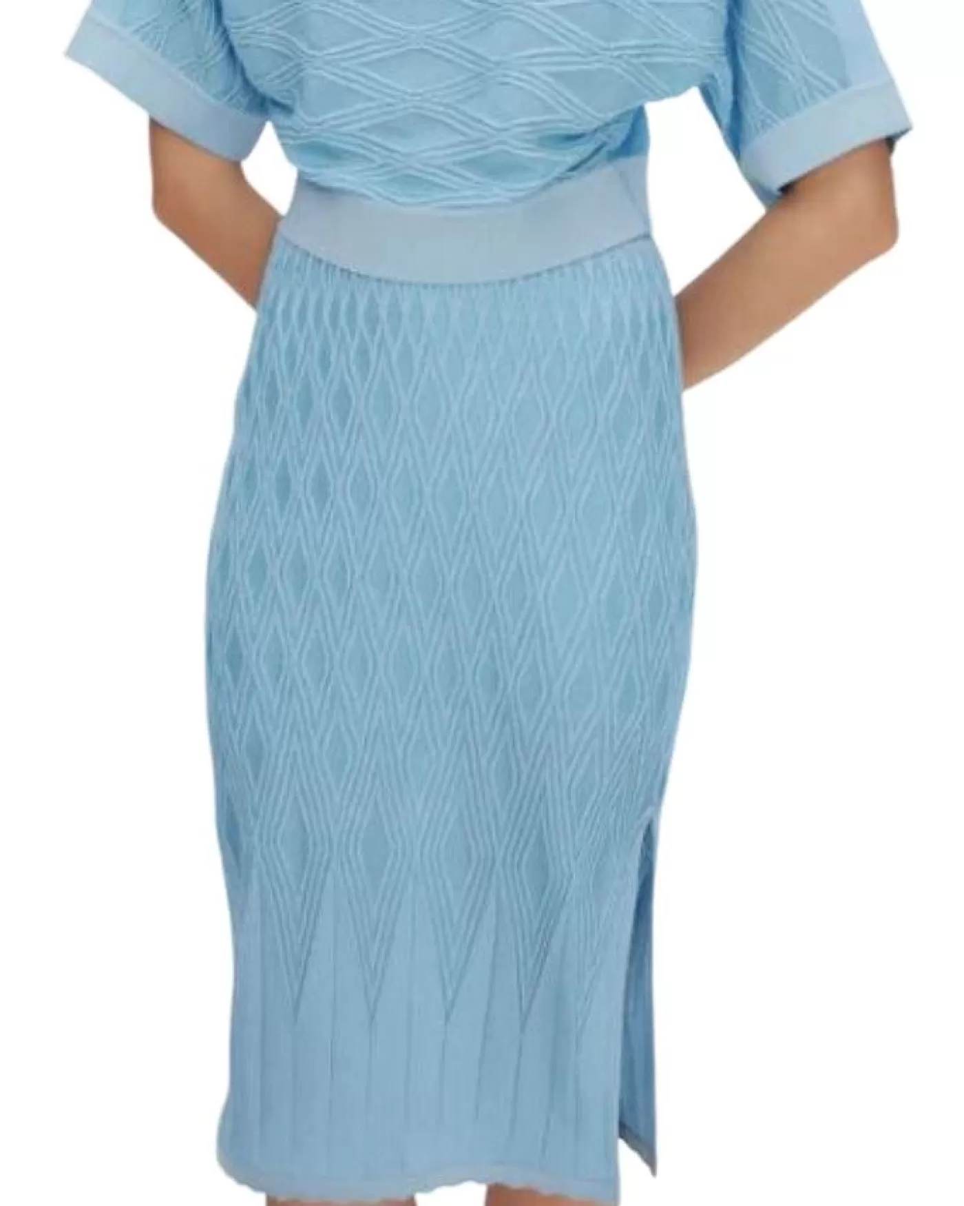 Diane Von Furstenberg Gisele Skirt SkyBlue Fashion