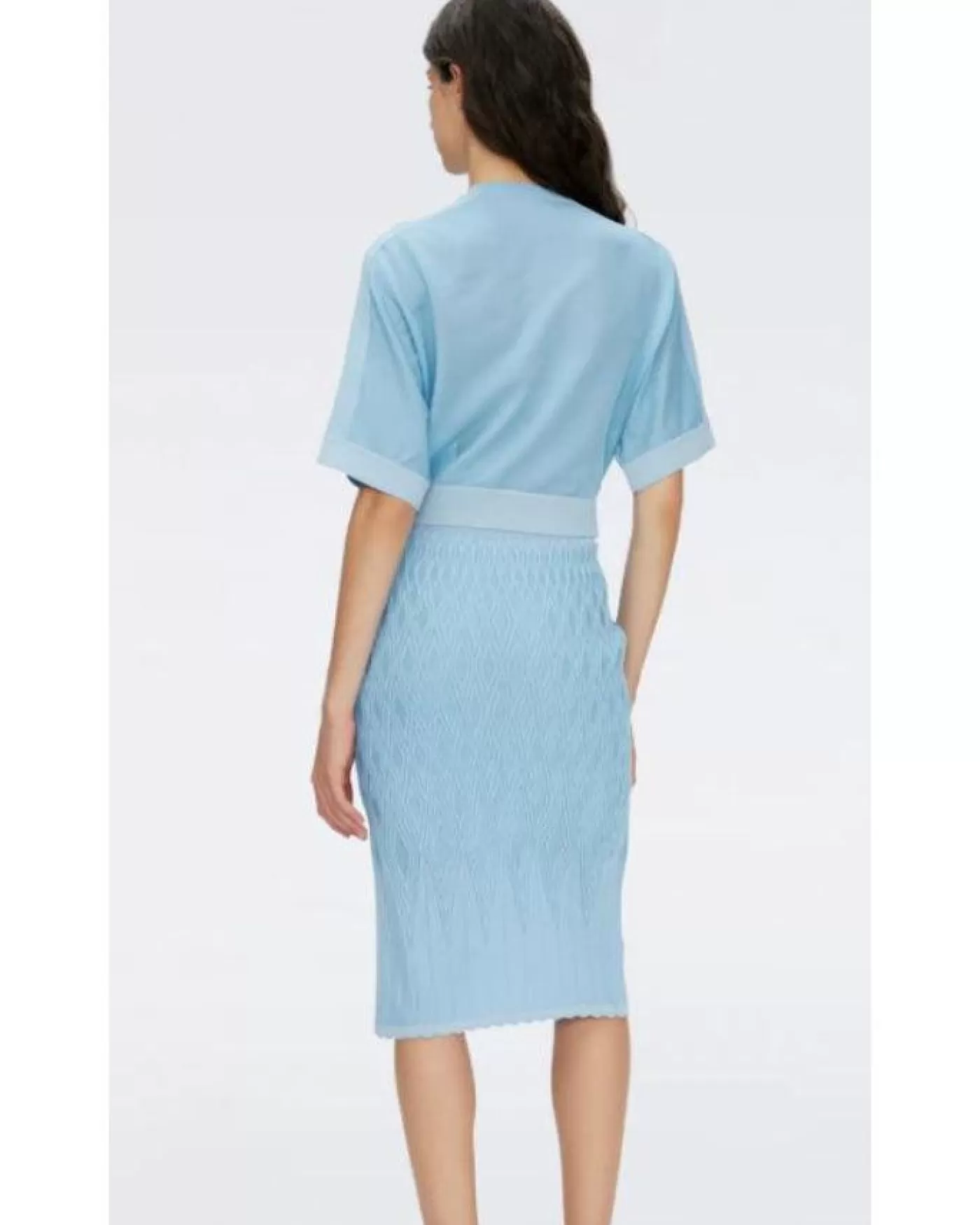 Diane Von Furstenberg Gisele Skirt SkyBlue Fashion