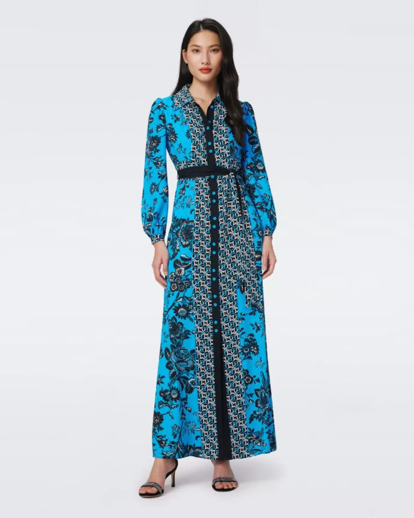 Diane Von Furstenberg Joshua Maxi Dress NIGHTVINEBUL/GIGTILEBUS Online