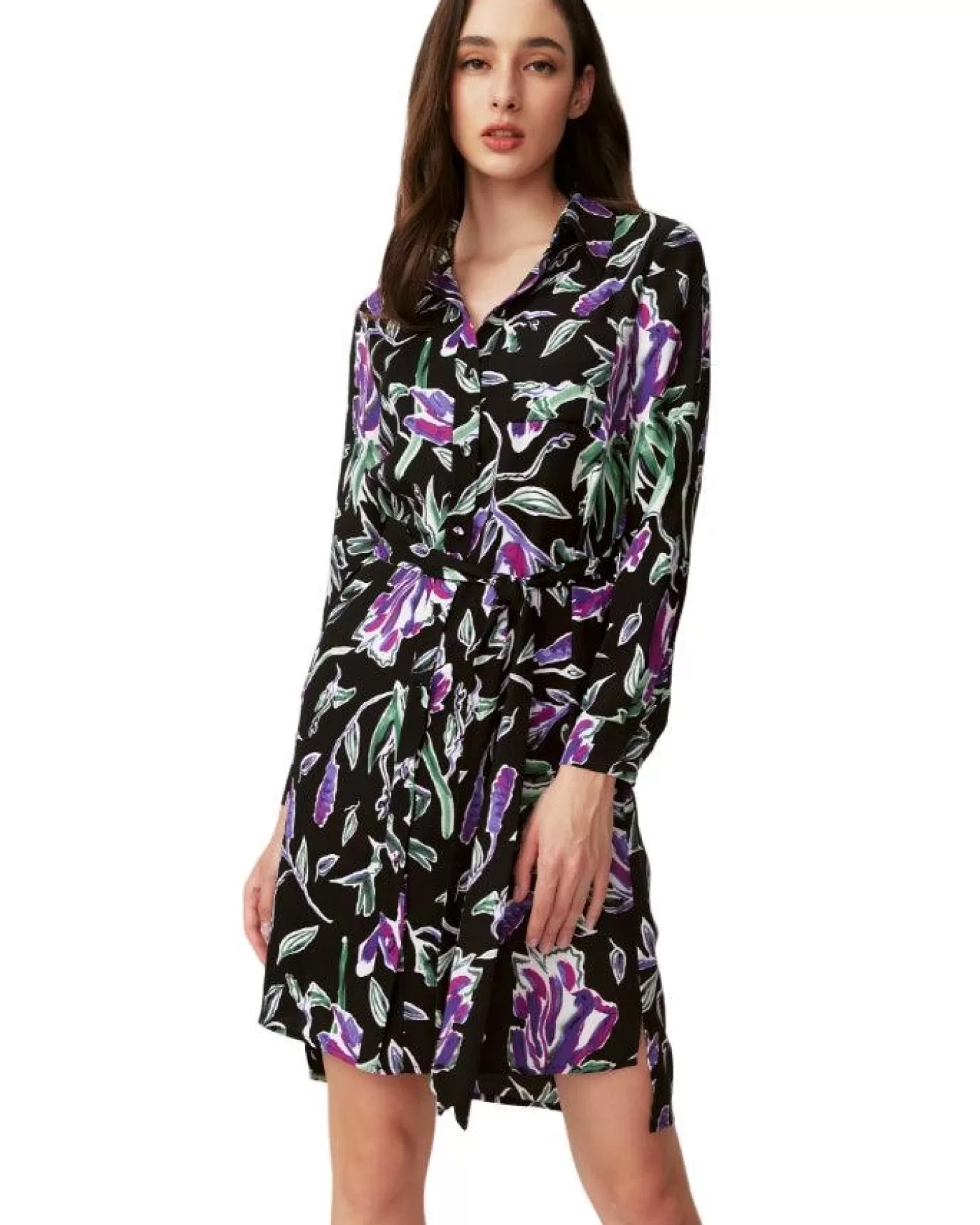 Diane Von Furstenberg Prita Dress TULIPFIELDSVIOLETLG Sale