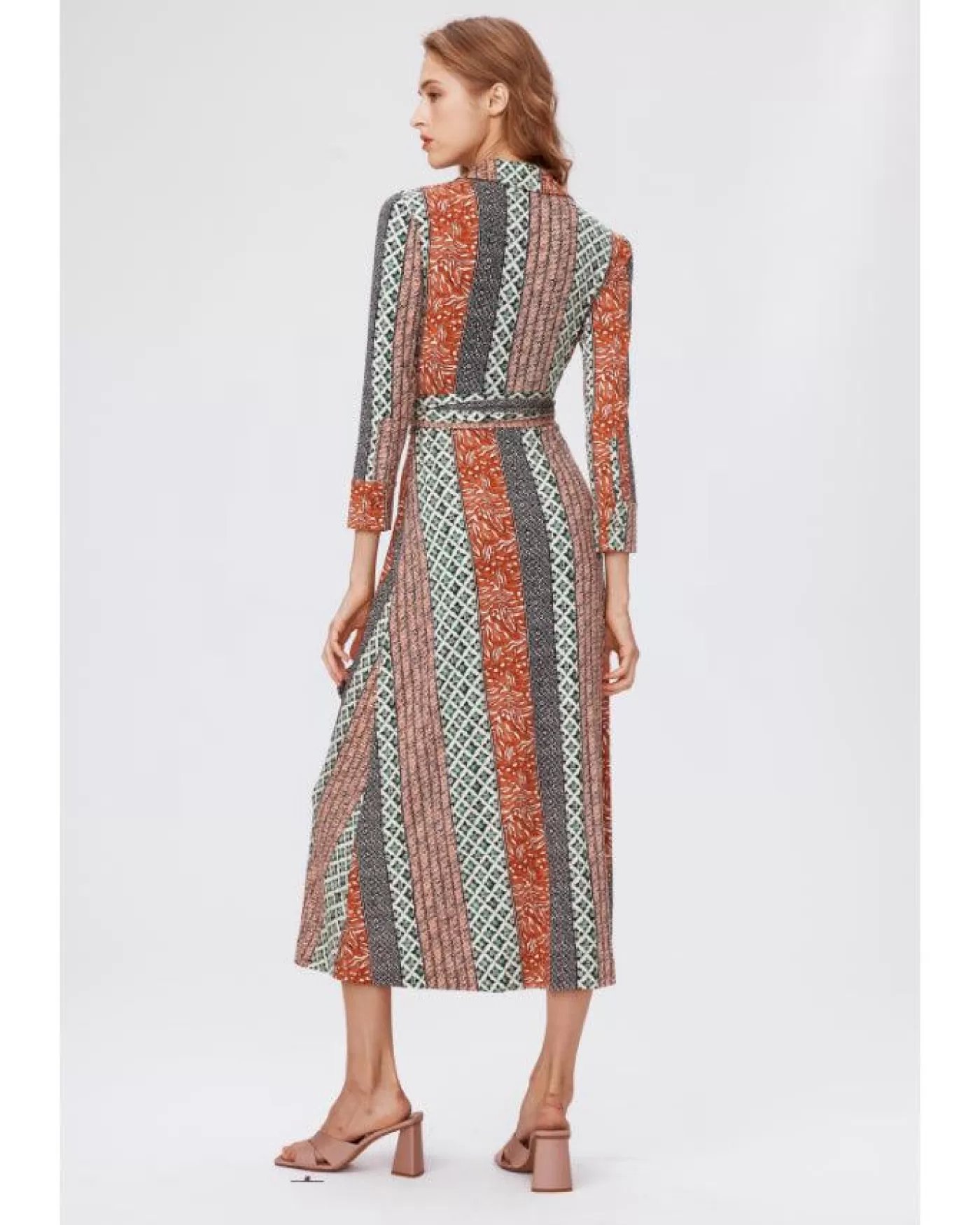 Diane Von Furstenberg Sana Two Dress IBIZASTRIPE Flash Sale