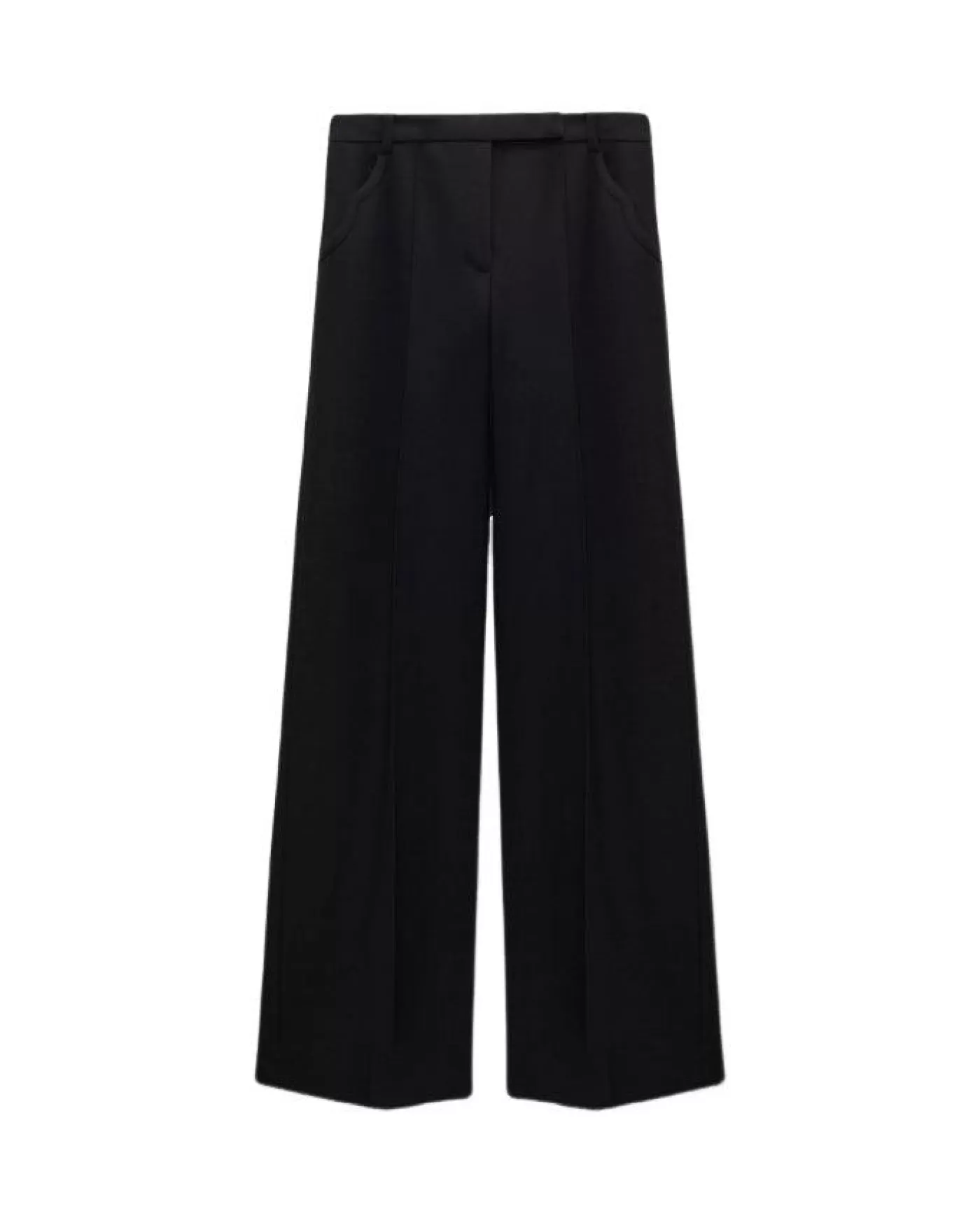 Dorothee Schumacher Emotional Essence l Western Inspired Wide Leg Pant PureBlack Hot