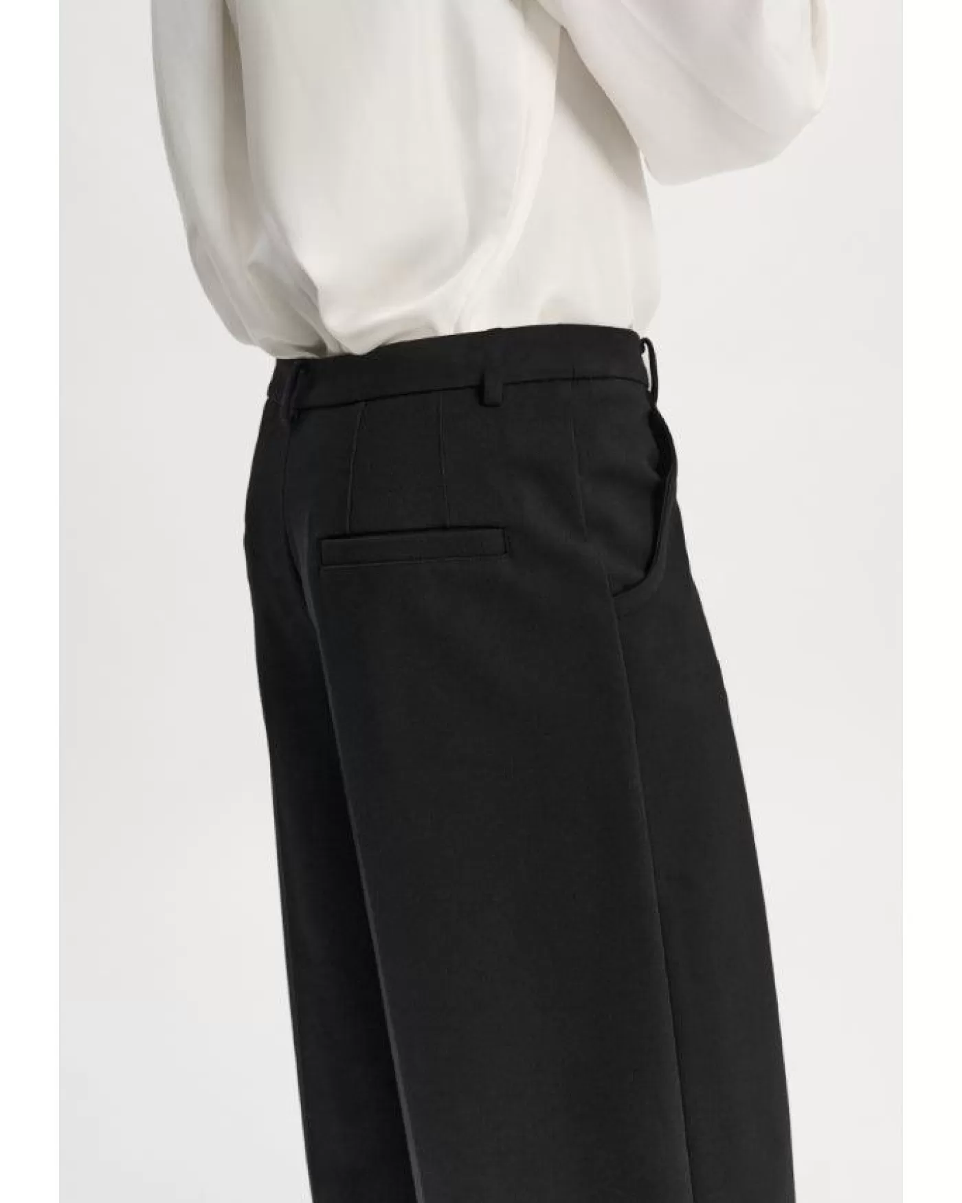 Dorothee Schumacher Emotional Essence l Western Inspired Wide Leg Pant PureBlack Hot