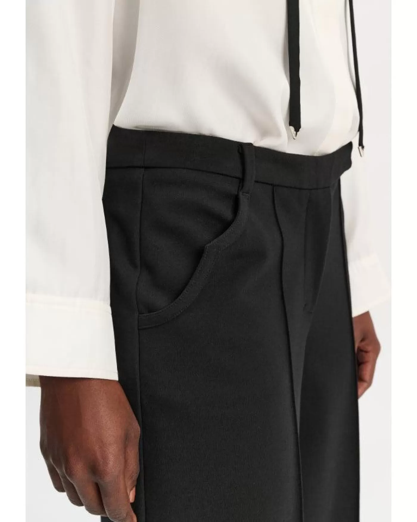 Dorothee Schumacher Emotional Essence l Western Inspired Wide Leg Pant PureBlack Hot