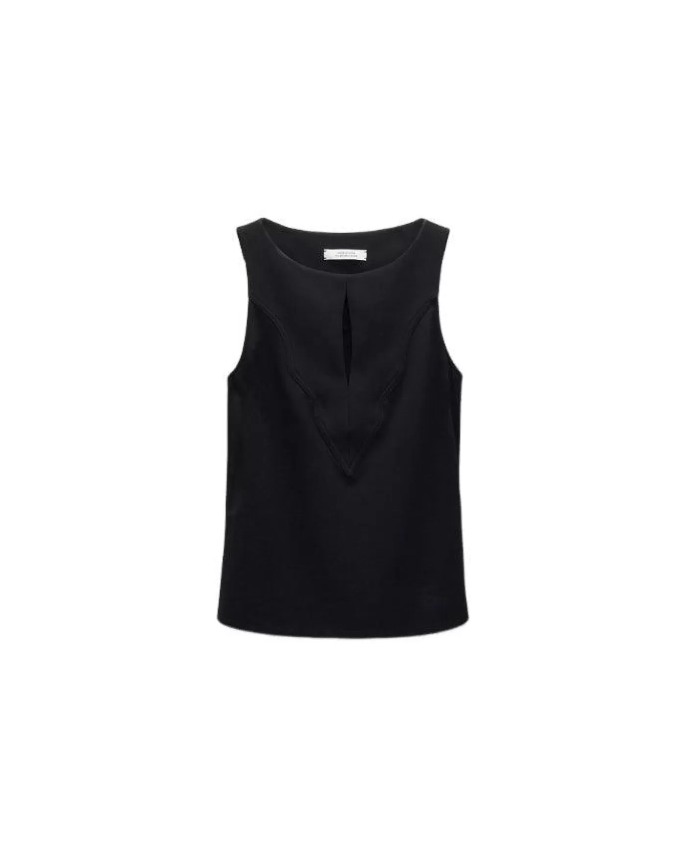 Dorothee Schumacher Emotional Essence Western Inspired Tank Top PureBlack Best