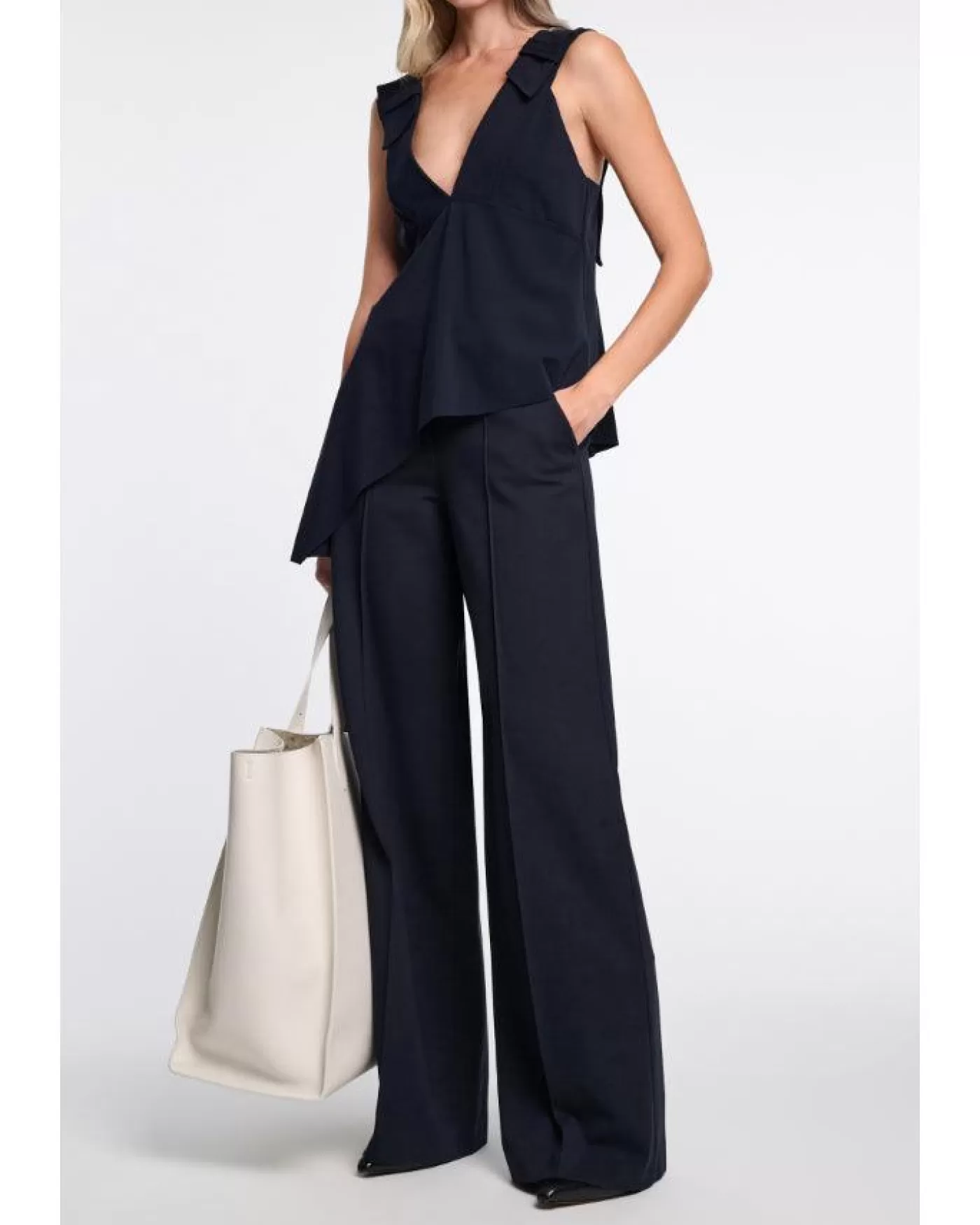 Dorothee Schumacher Emotional Essence Wid Leg Pants Dark Navy DarkNavy Best