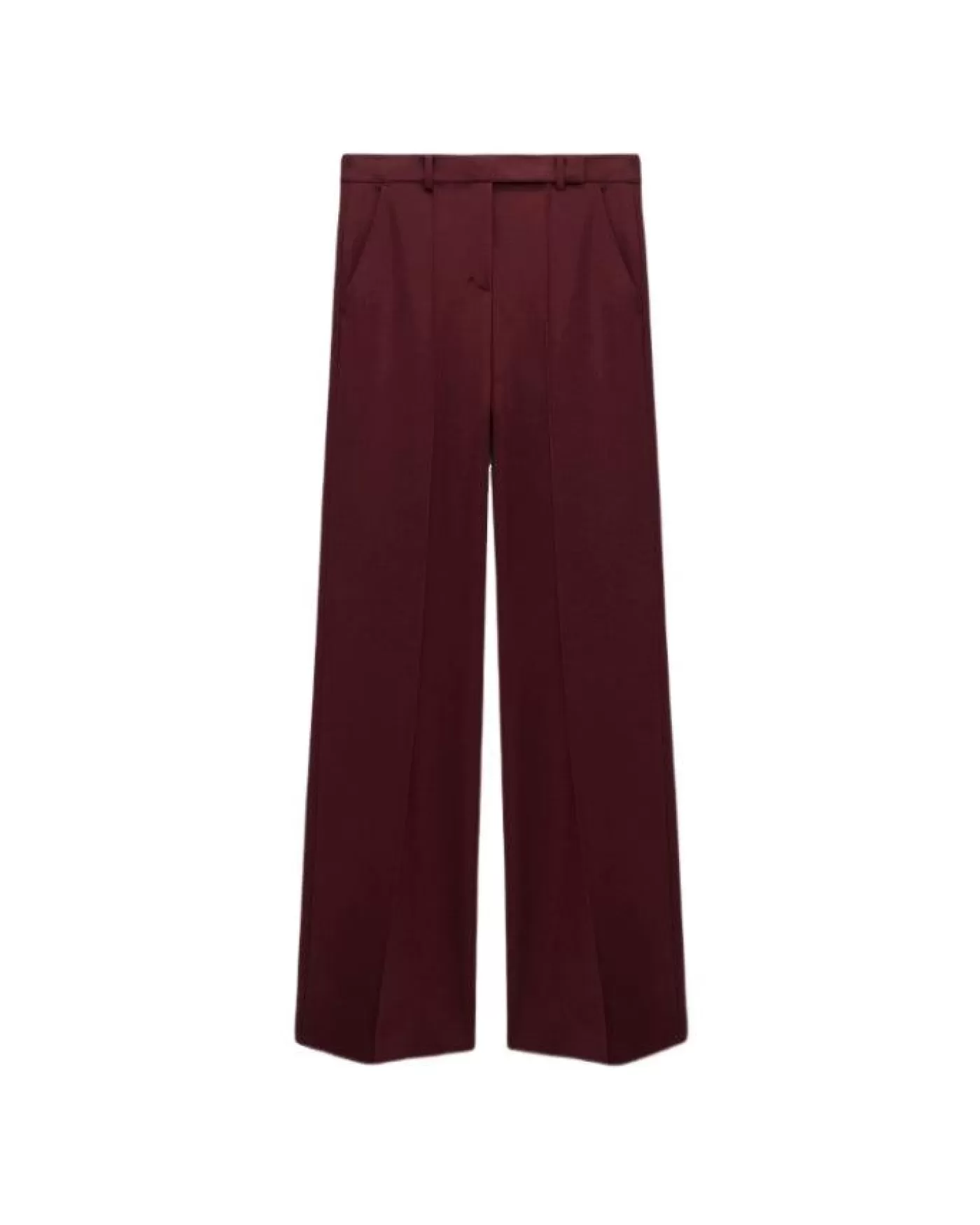 Dorothee Schumacher Emotional Essence Wide Leg Pants Dark Burgundy DARKBURGUNDY Hot