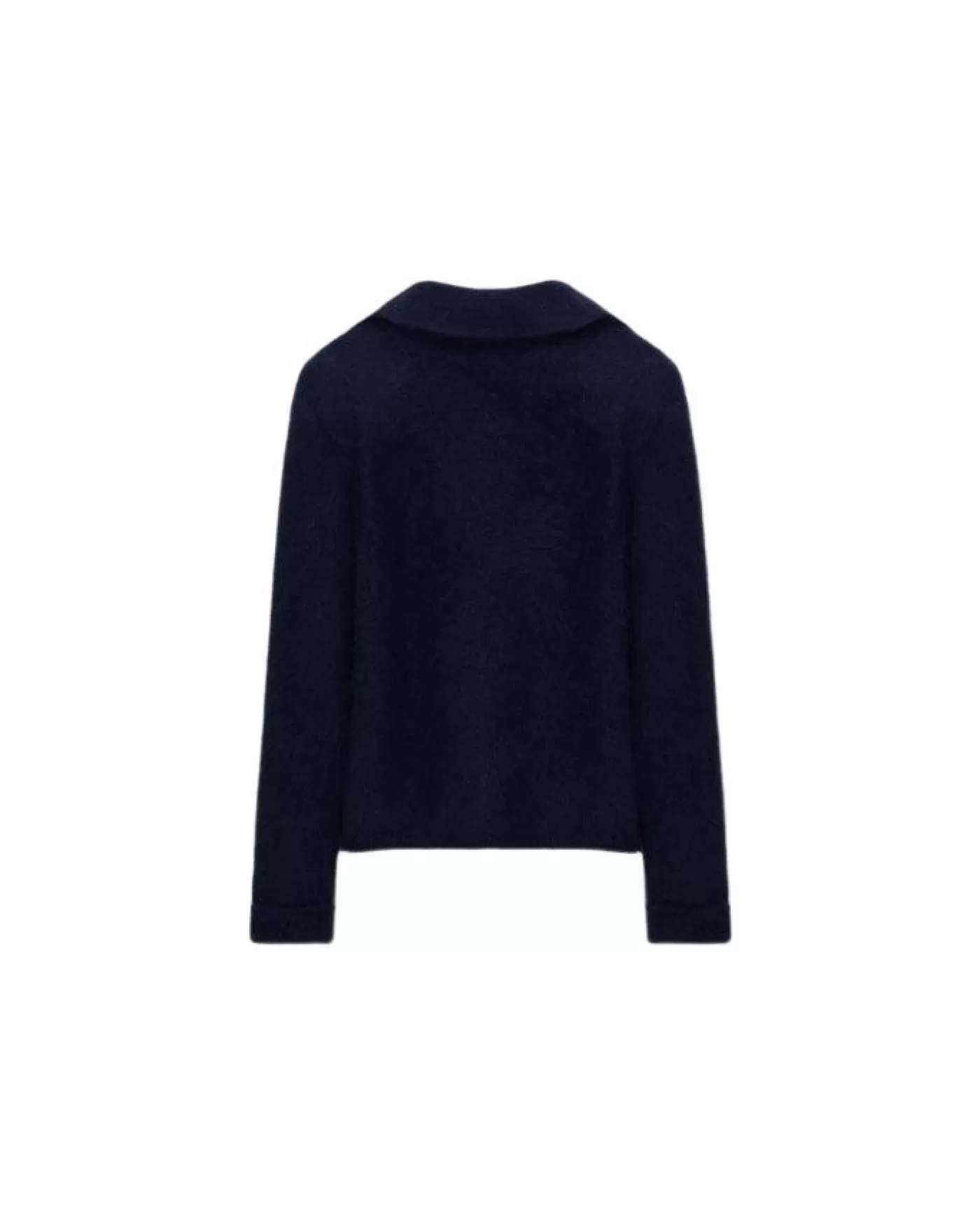 Dorothee Schumacher Fluffy Statements Knit Blazer Style Cardigan TrueNavy Online