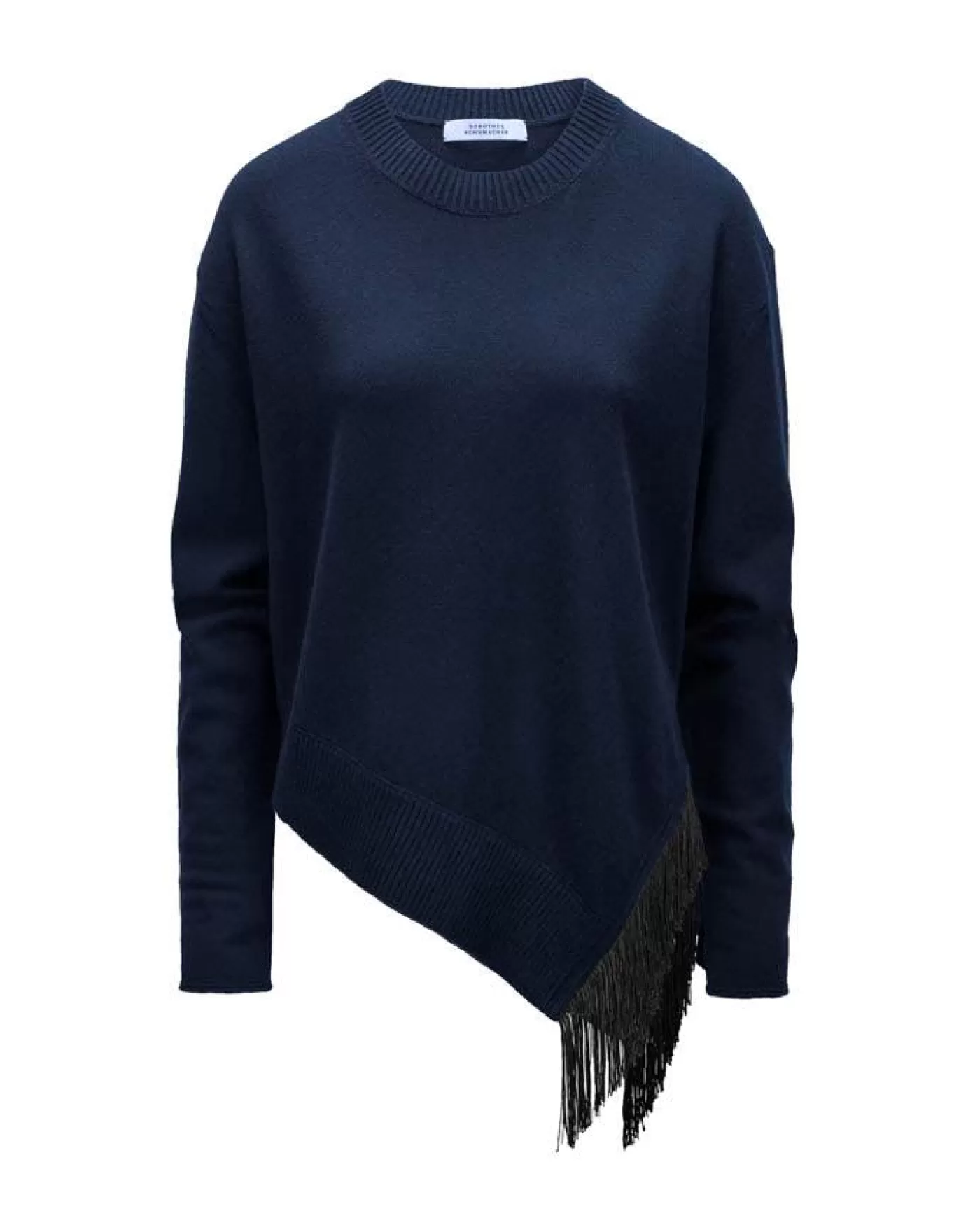 Dorothee Schumacher Fringe Statement Pullover TrueNavy Hot