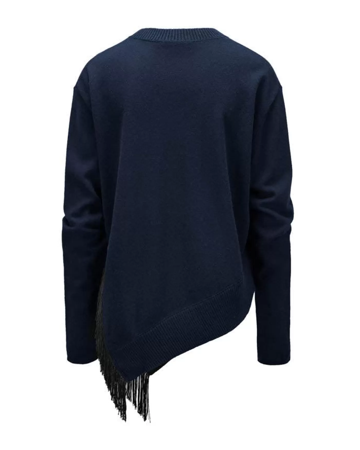 Dorothee Schumacher Fringe Statement Pullover TrueNavy Hot