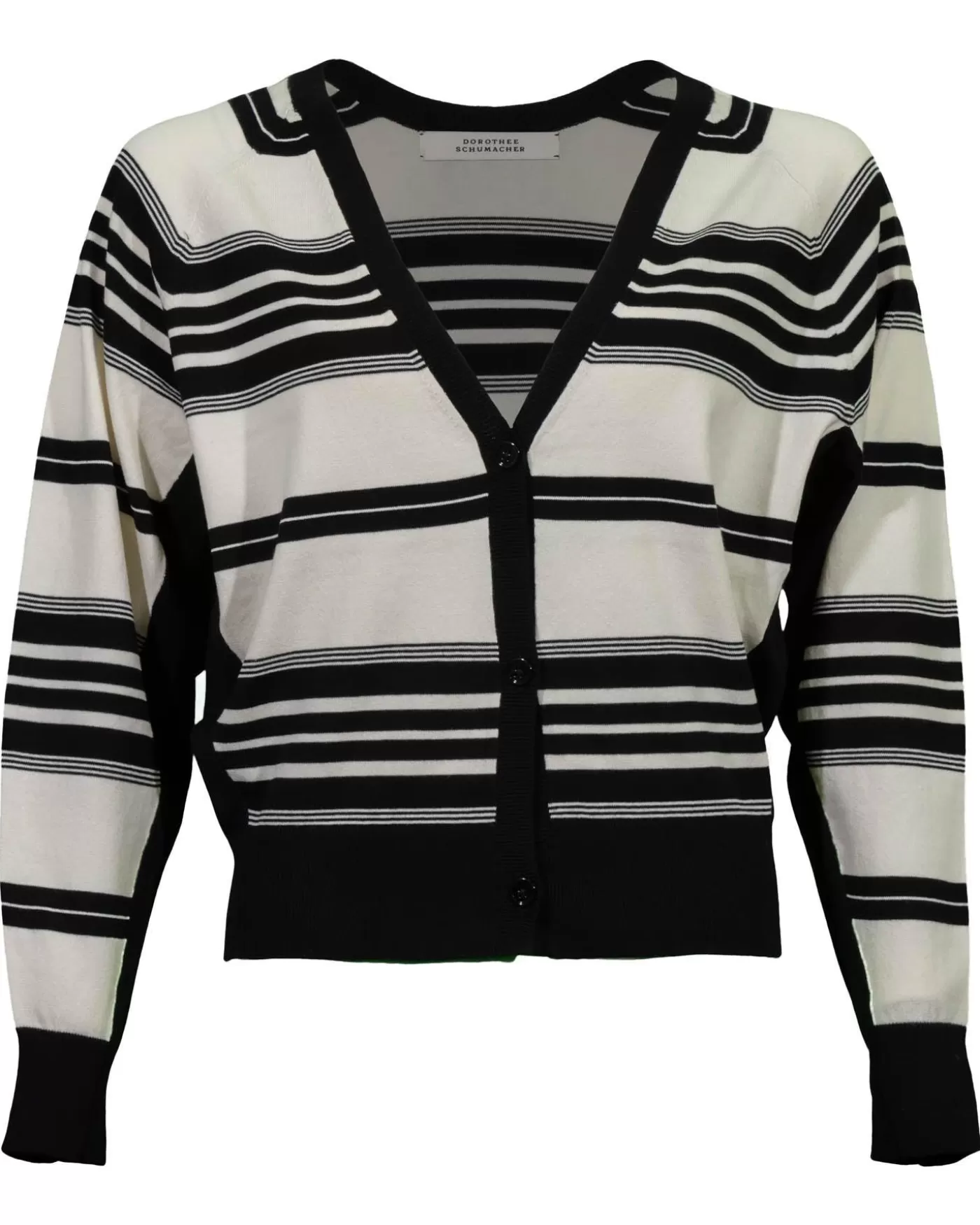 Dorothee Schumacher Knits Black/BeigeStripe Clearance