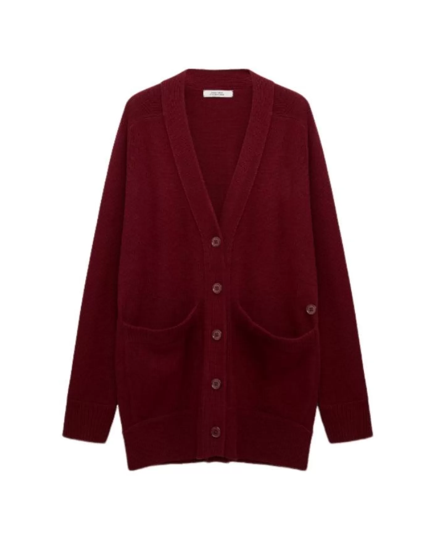 Dorothee Schumacher Modern Statement Cardigan BURGUNDY New