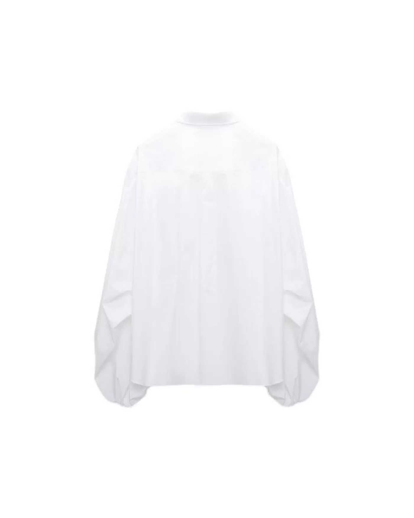 Dorothee Schumacher Poplin Power Voluminous Sleeves Blouse PureWhite Shop