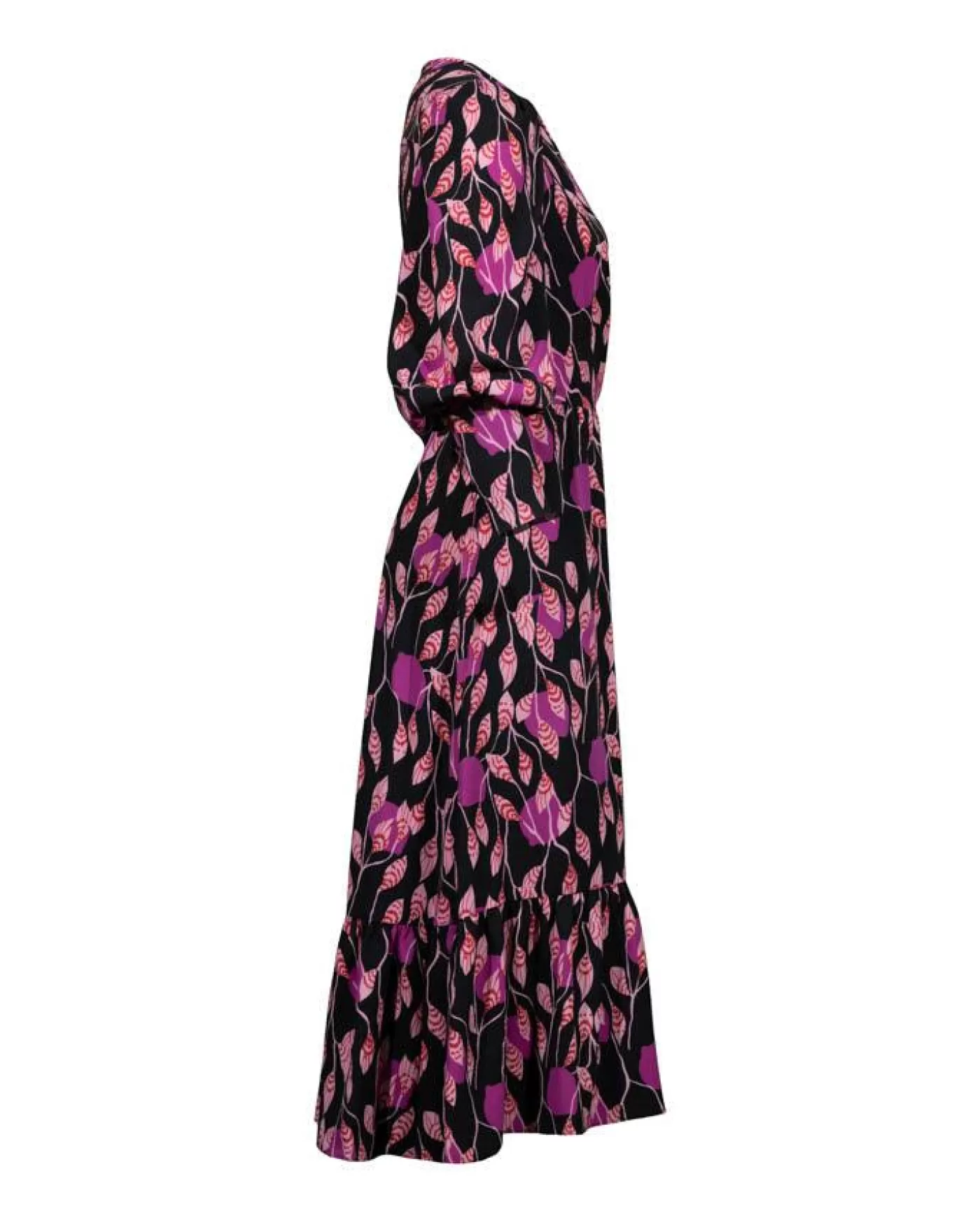 Diane Von Furstenberg DVF Blade Wrap Dress LANTERNLEAVESPOSIONPKLG Online