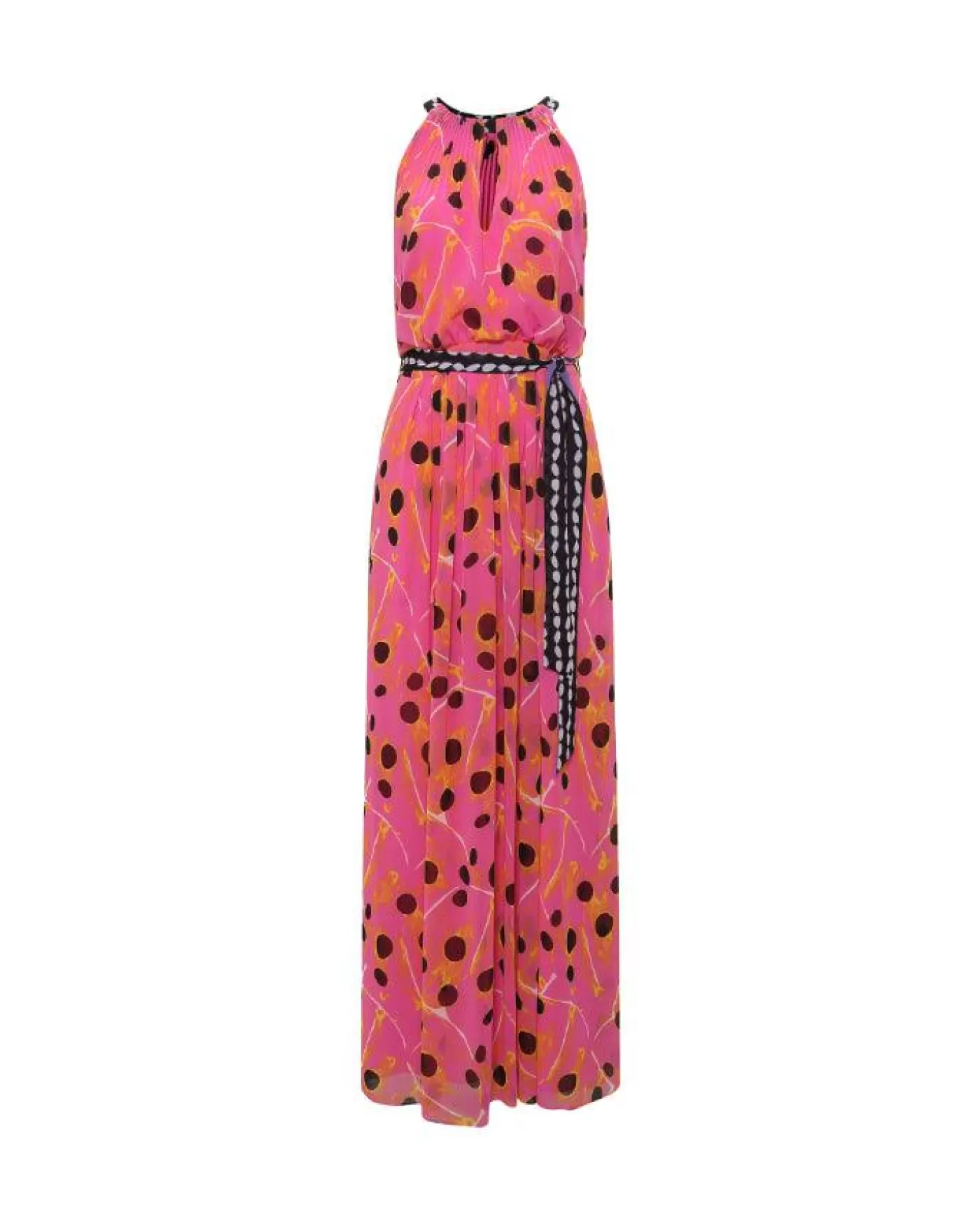 Diane Von Furstenberg DVF Miriam Dot Maxi Dress LADYBUGDOT Shop