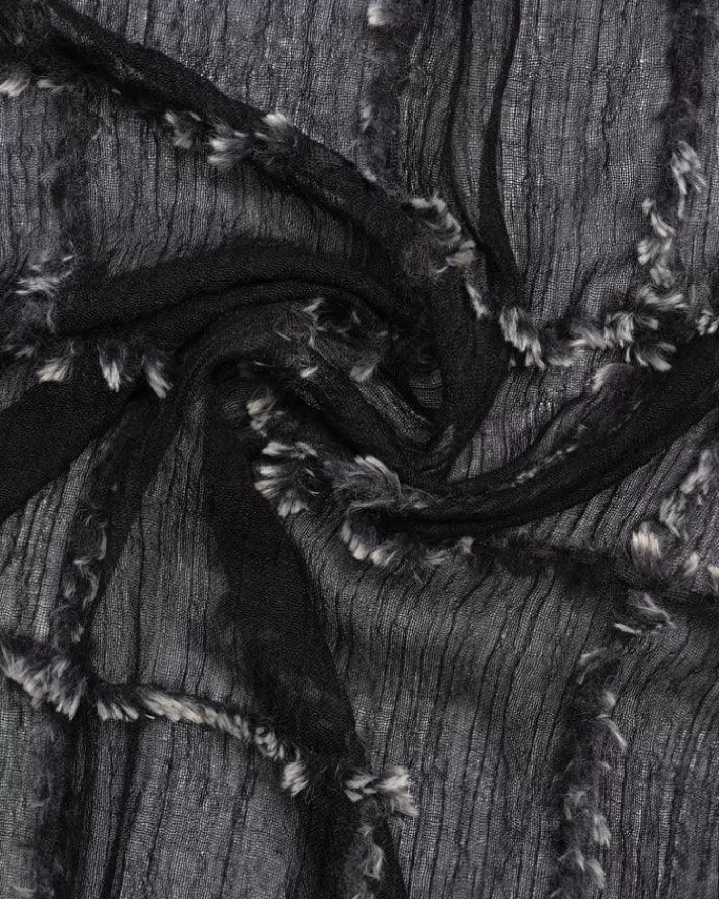Echo Faux Fur Plaid Wrap Flash Sale