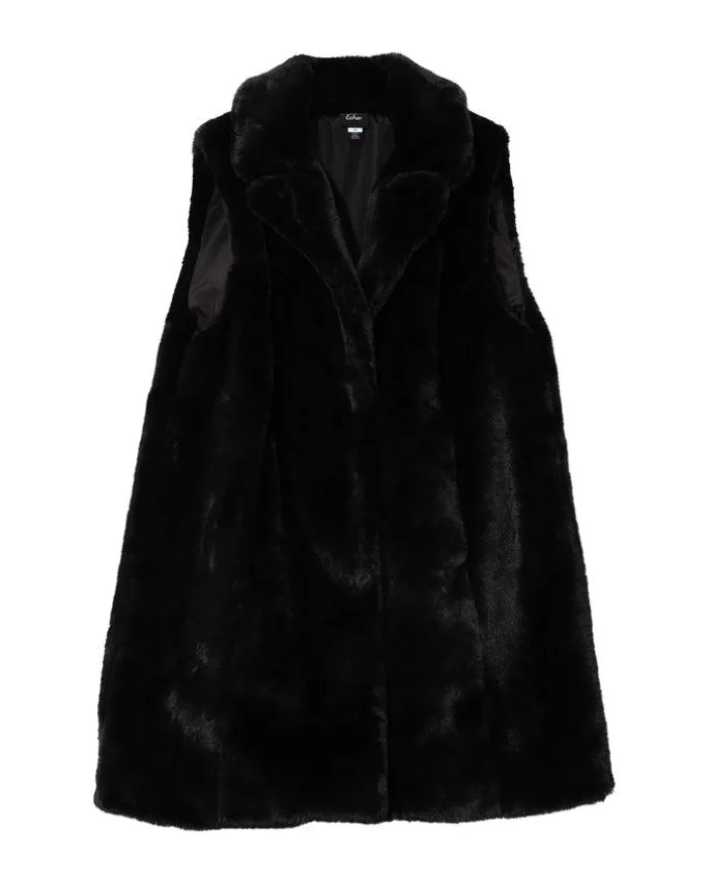 Echo Sheared Faux Mink Longline Vest Cheap