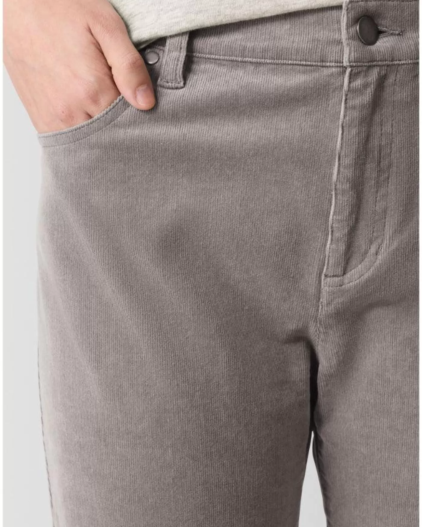 Eileen Fisher Organic Cotton Stretch Corduroy Straight Pant Taupe/blush Cheap