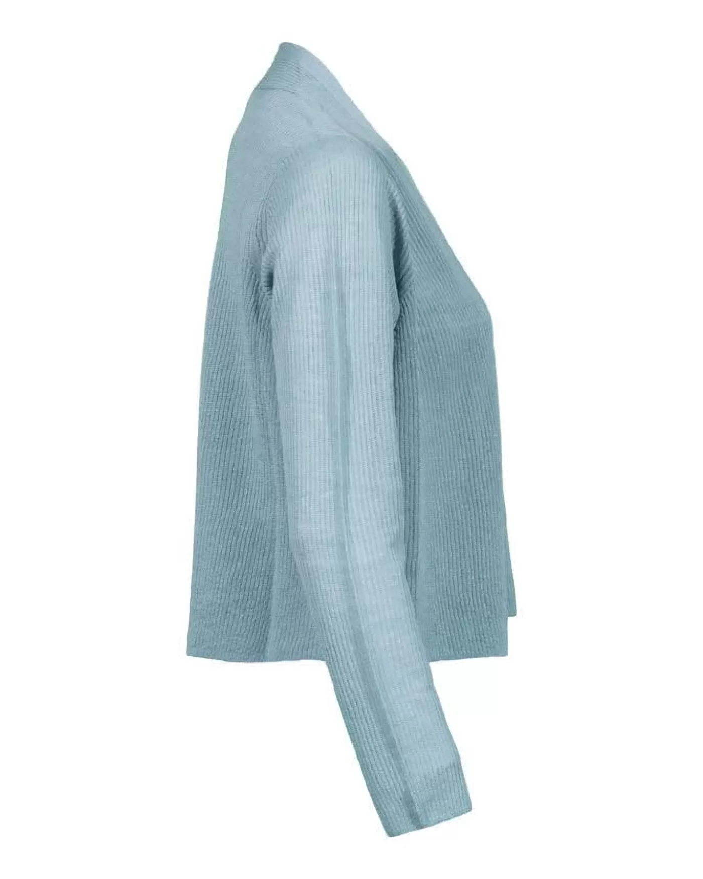 Eileen Fisher Organic Linen Cotton Airy Tuck Cropped Cardigan Seafoam Cheap