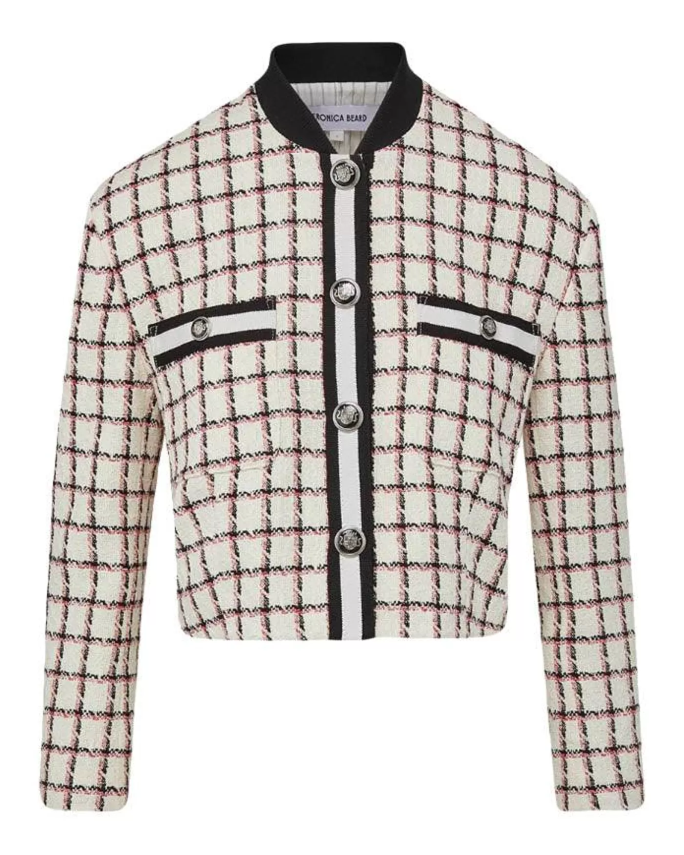 Veronica Beard Ellicot Graphic Tweed Jacket ECRUMULTI Flash Sale