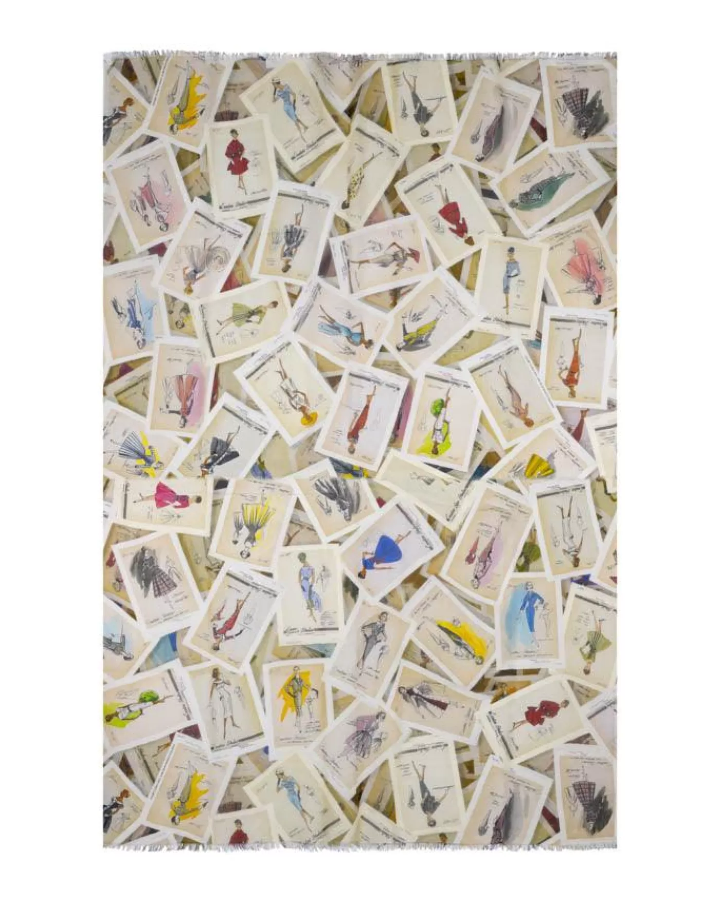Faliero Sarti Sketches Scarf MULTI Cheap