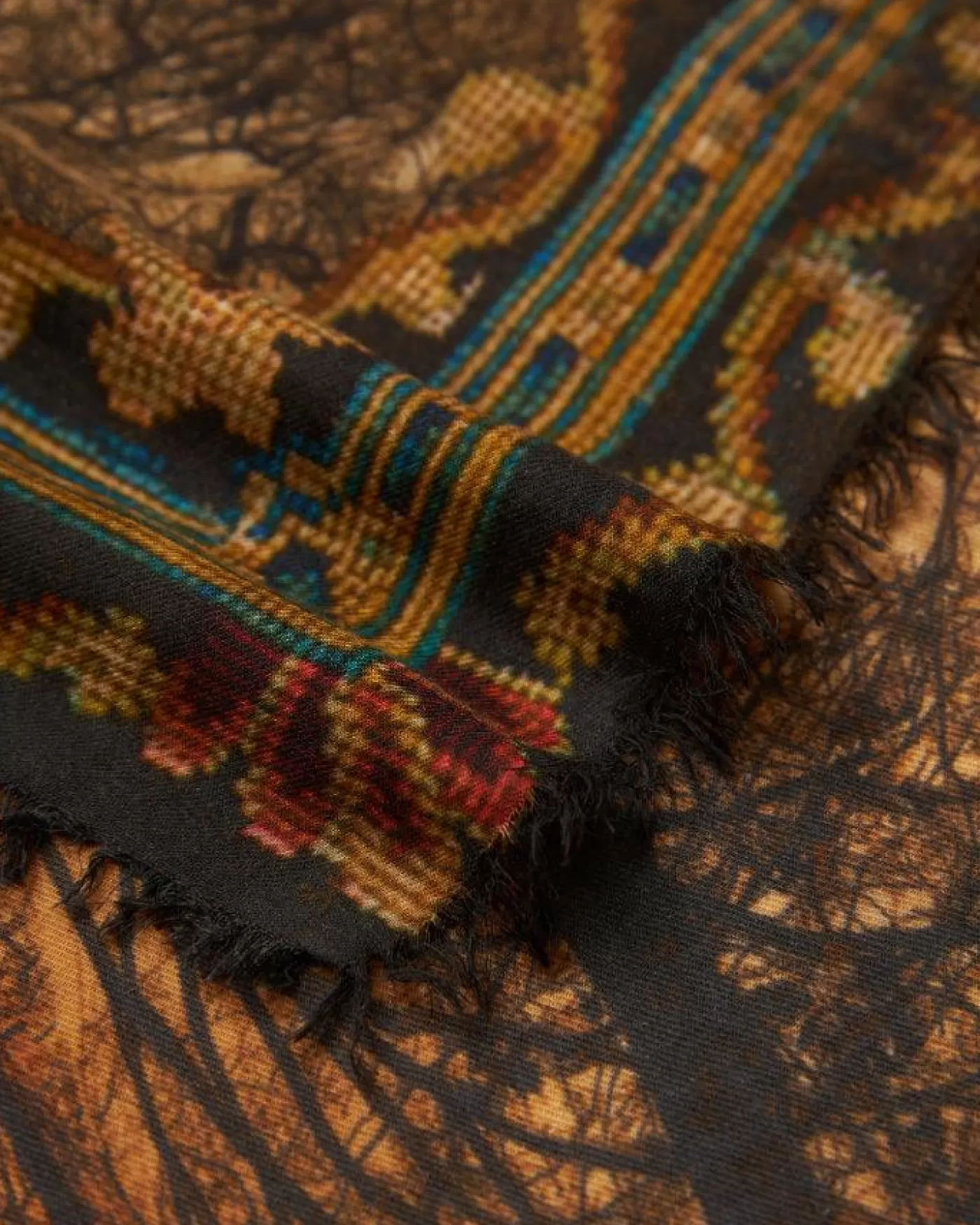 Faliero Sarti Trees Scarf MULTI Store