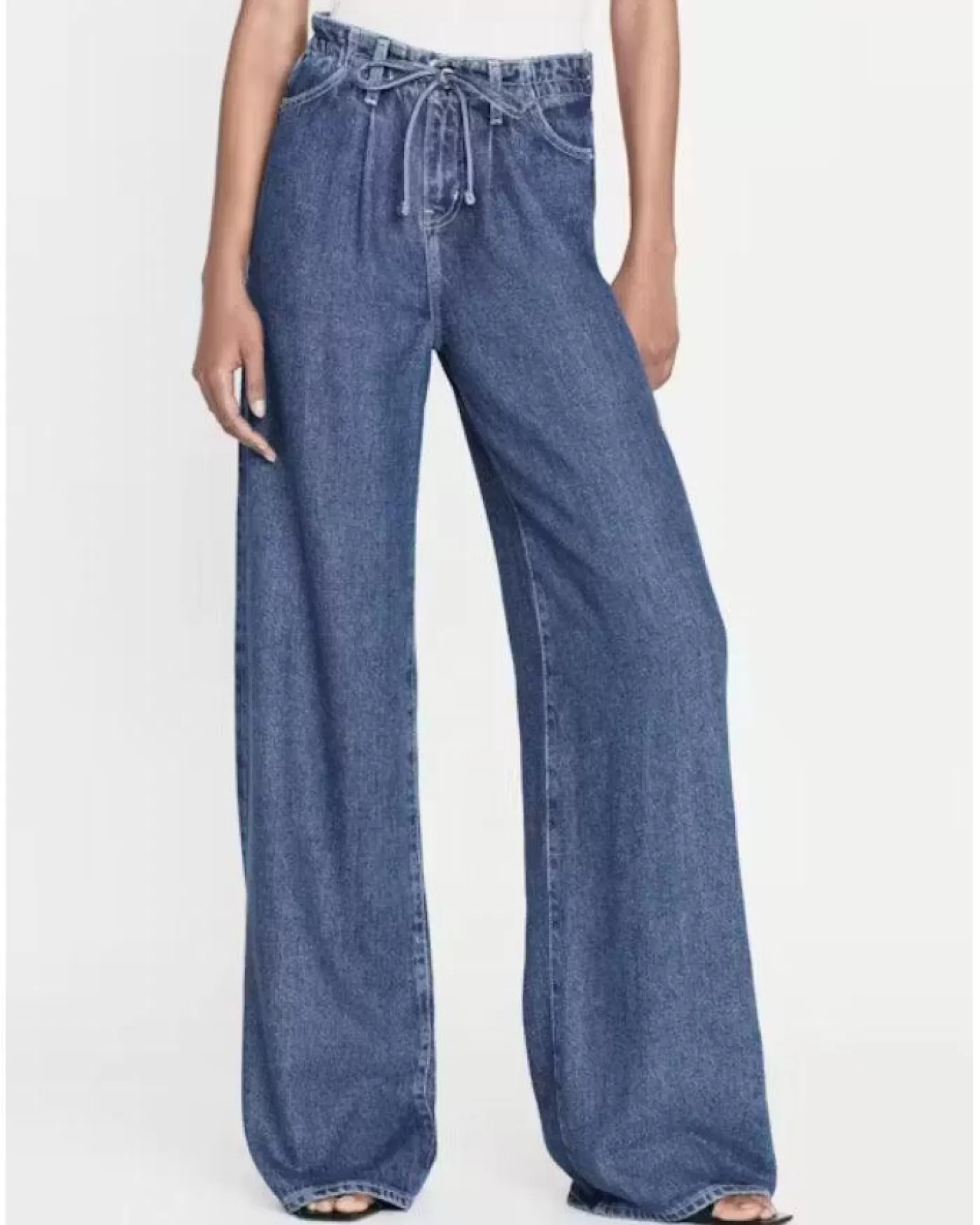 Frame Drawstring Wide Leg Jeans GHOST Online