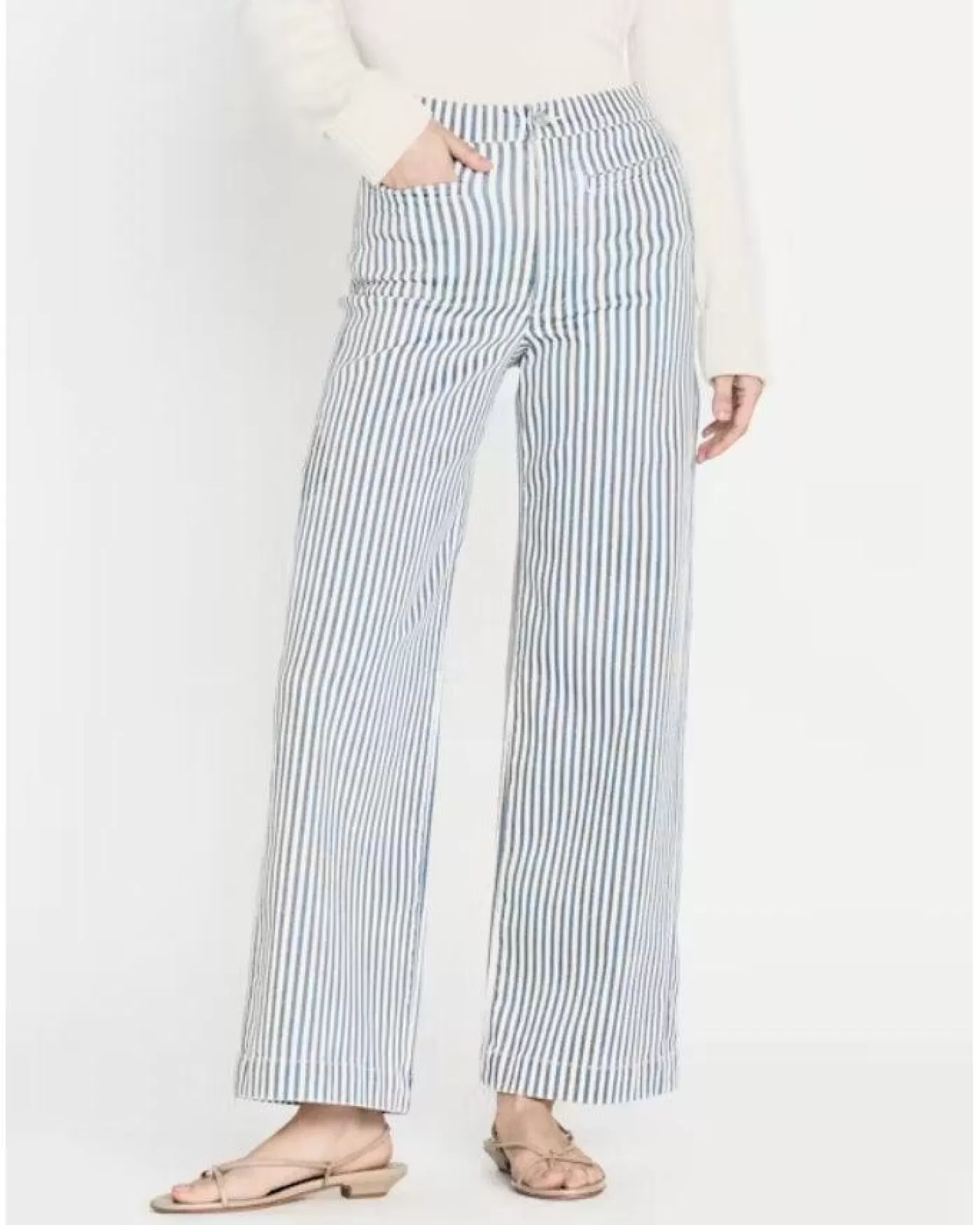 Frame Tailored Nautical Striped Trouser SEAPORTSTRIPE Online