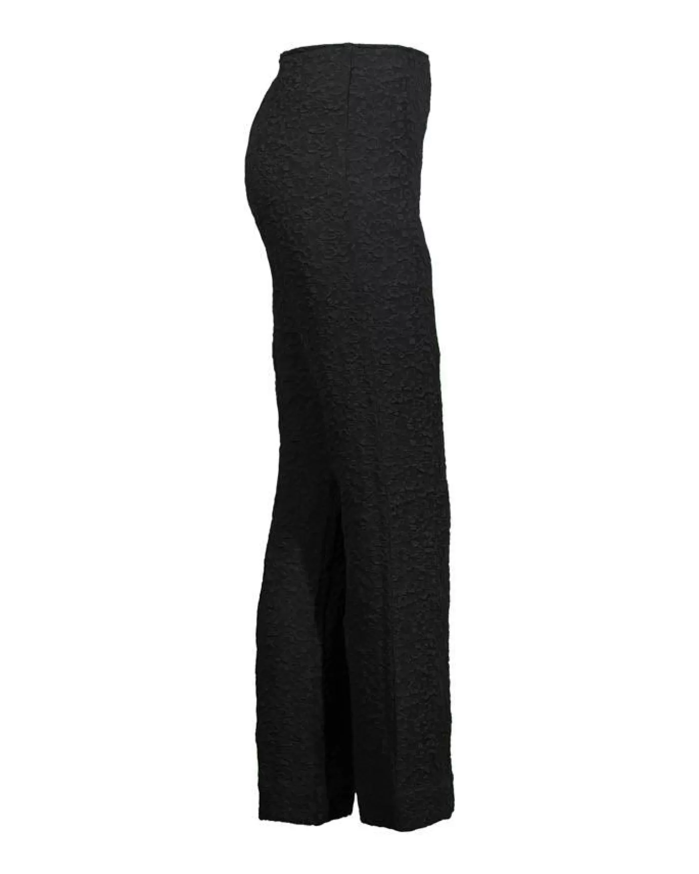 Ganni Textured Suiting Cropped Pants BLACK Clearance