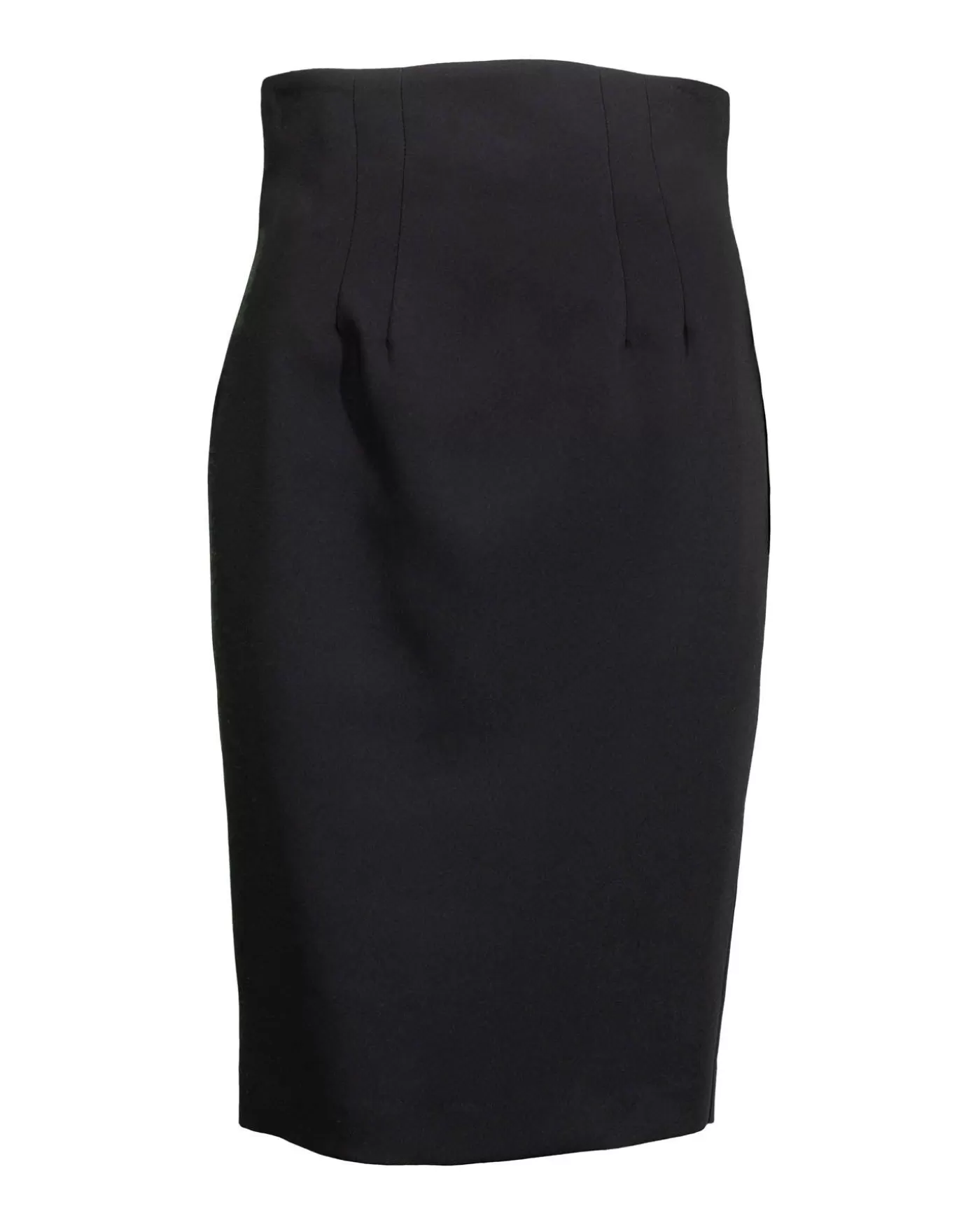 Iris High Waist Pencil Skirt Black New