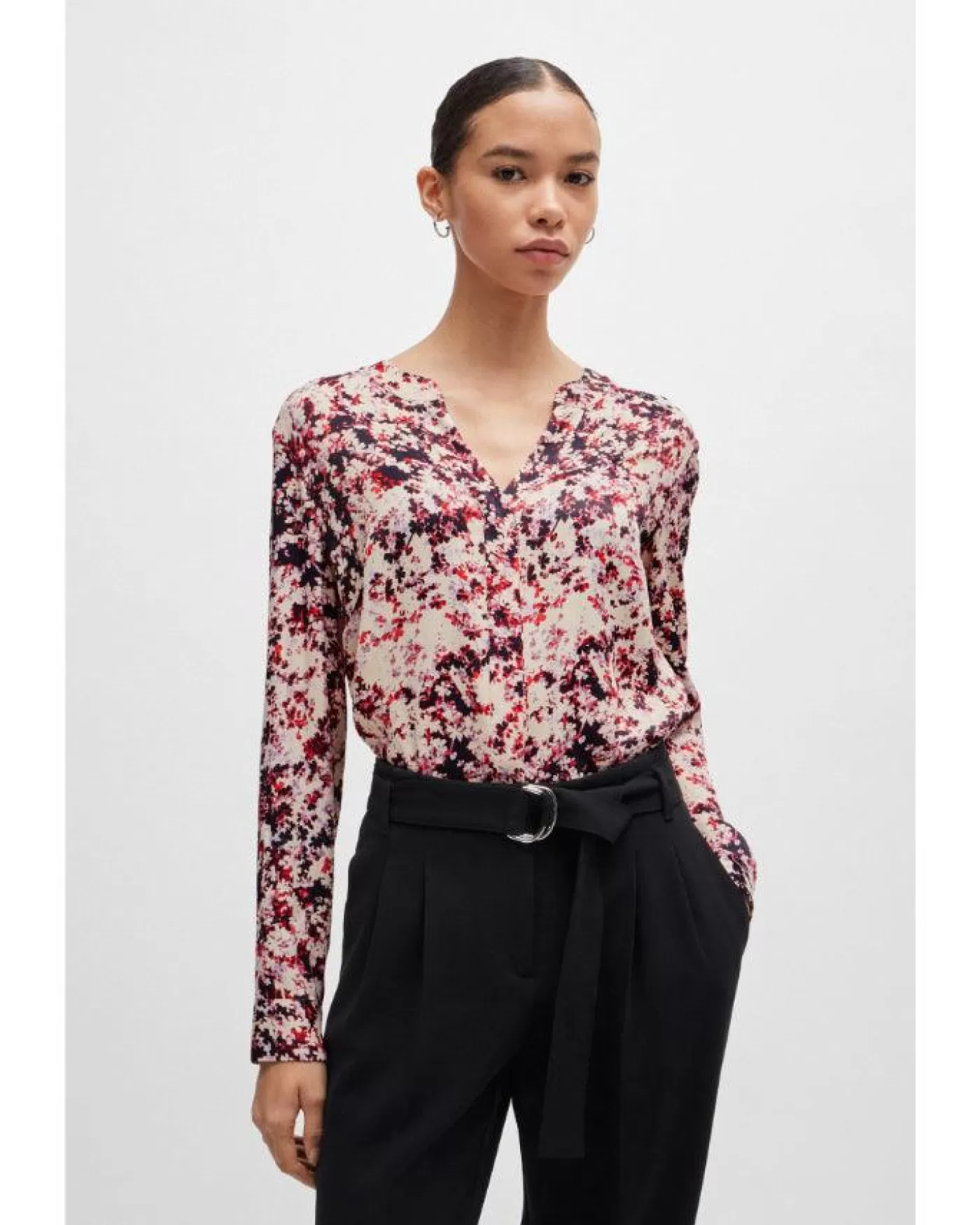 Boss Hugo BiWala3 Blouse BERRY Discount