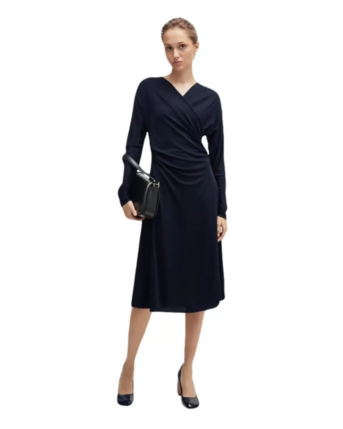 Boss Hugo Ettita Dress DARKBLUE Best