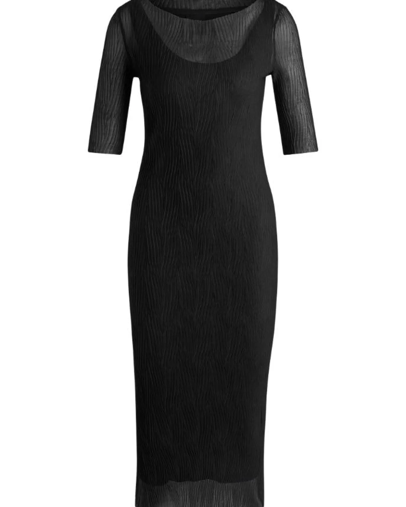 Boss Hugo Evibini Tulle Dress Black Cheap