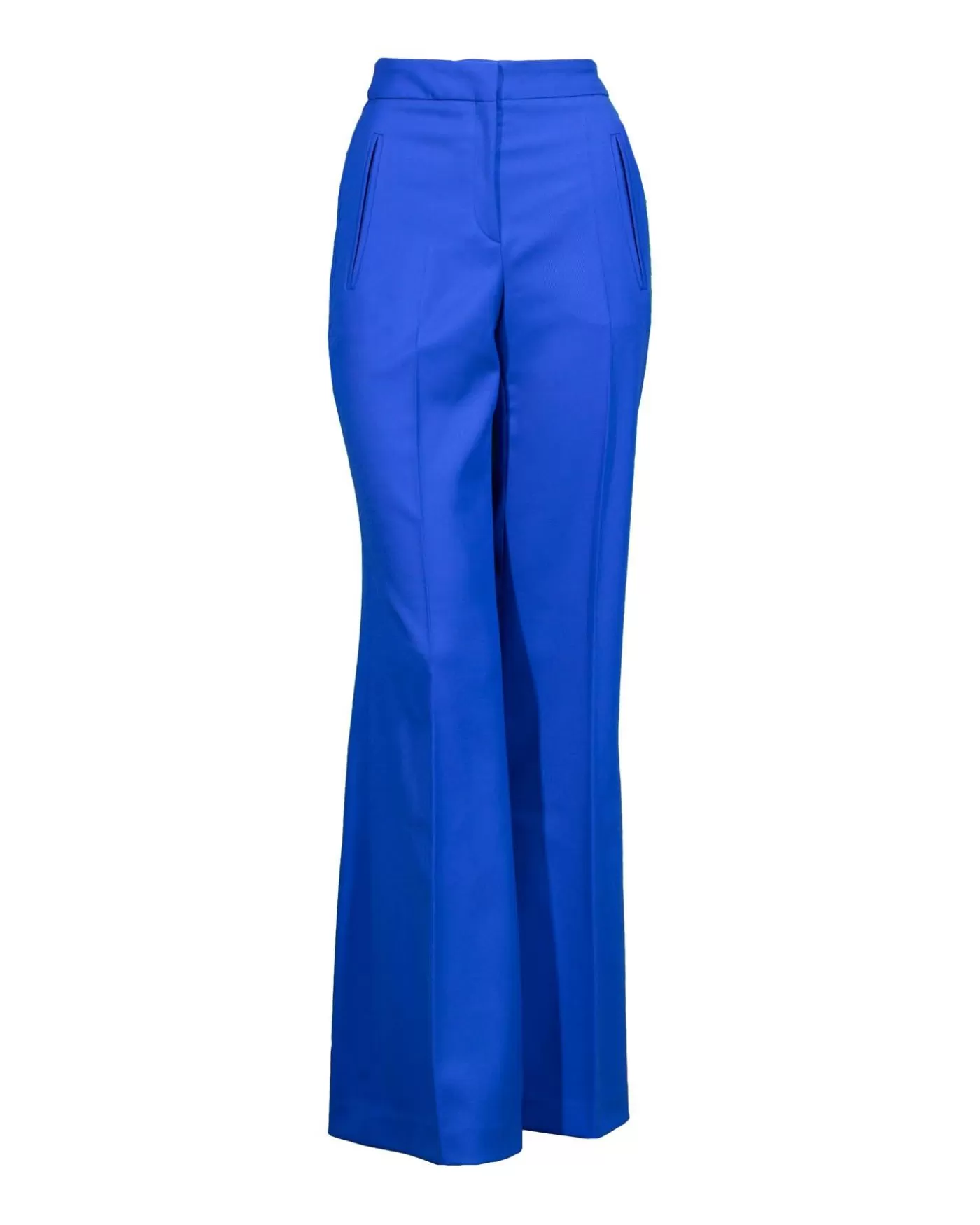 Hugo Talia Long Wool Twill Fit Flared Pants 434-BRIGHTBLUE Outlet