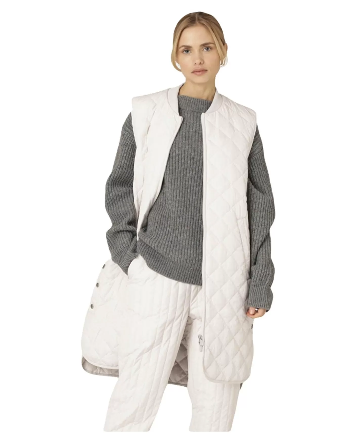 Ilse Jacobsen - Quilted Long Vest Flash Sale