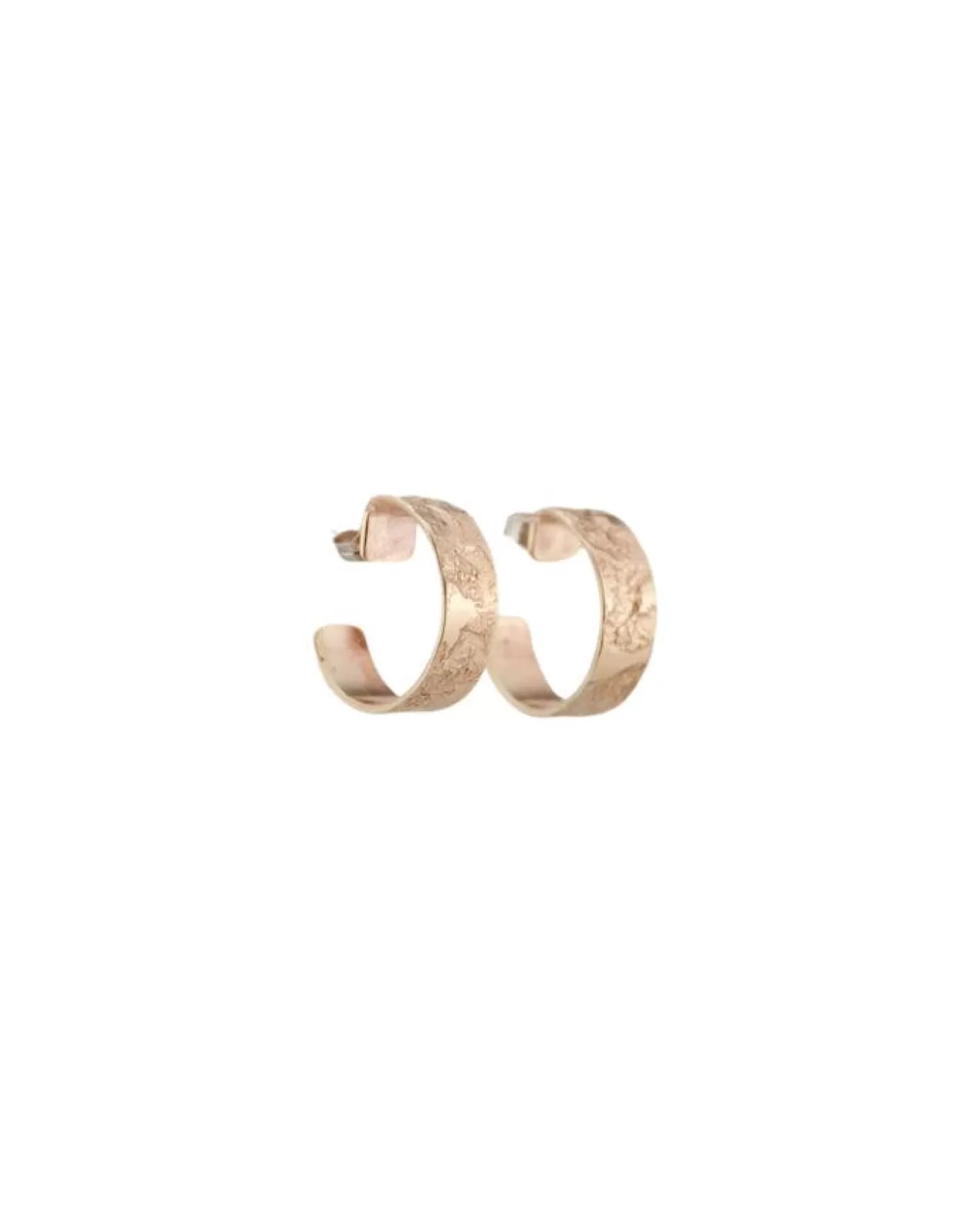 Karyn Chopik Gold Textured Grecian Hoop Earrings GOLDFILL Shop