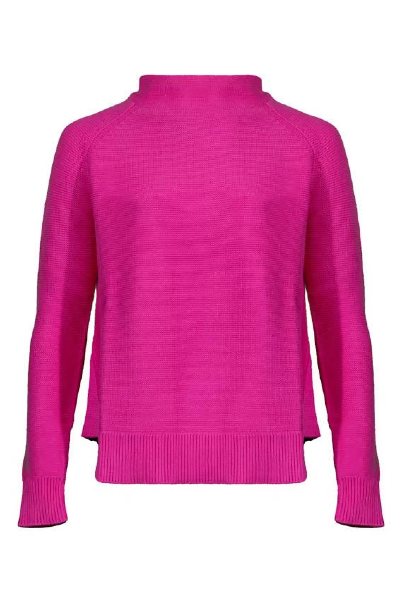 Kinross Cashmere Garter Funnel Neck Pullover Outlet